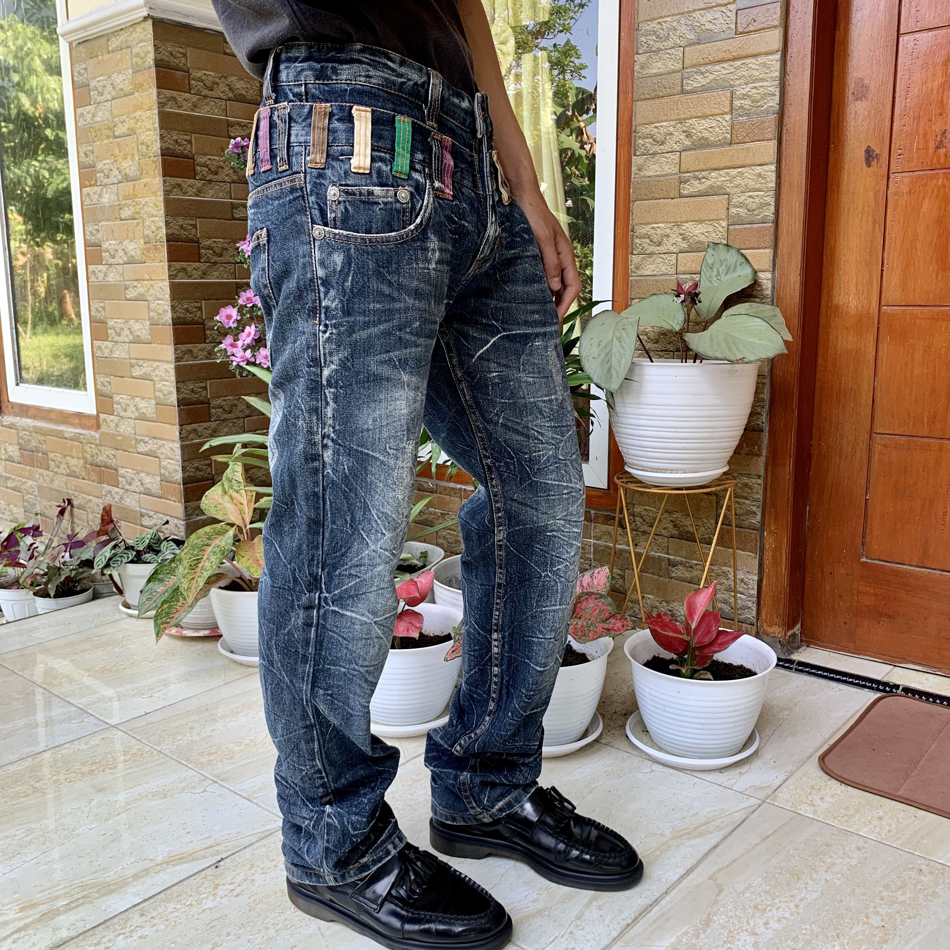 Seditionaries Nylaus Clothing Double Waist Denim Size US 31 - 8 Thumbnail