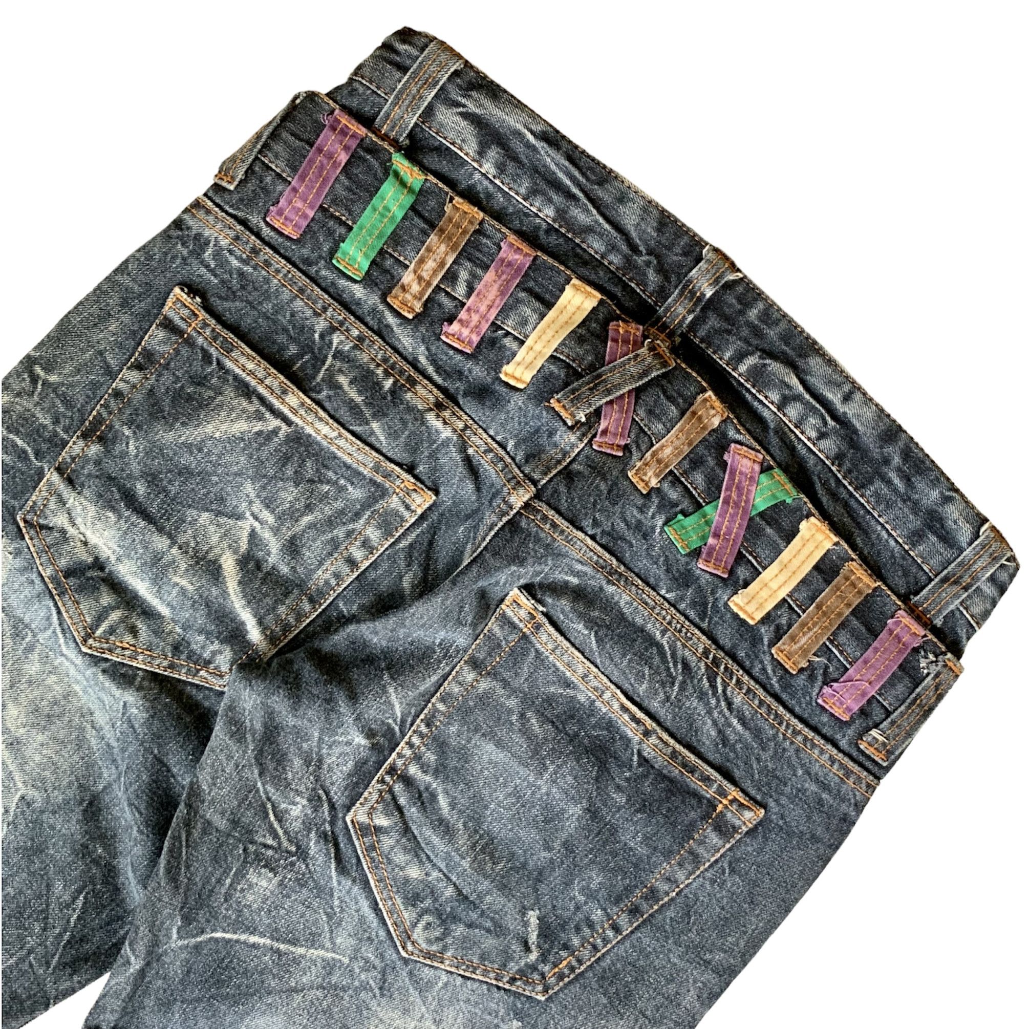 Seditionaries Nylaus Clothing Double Waist Denim Size US 31 - 4 Thumbnail