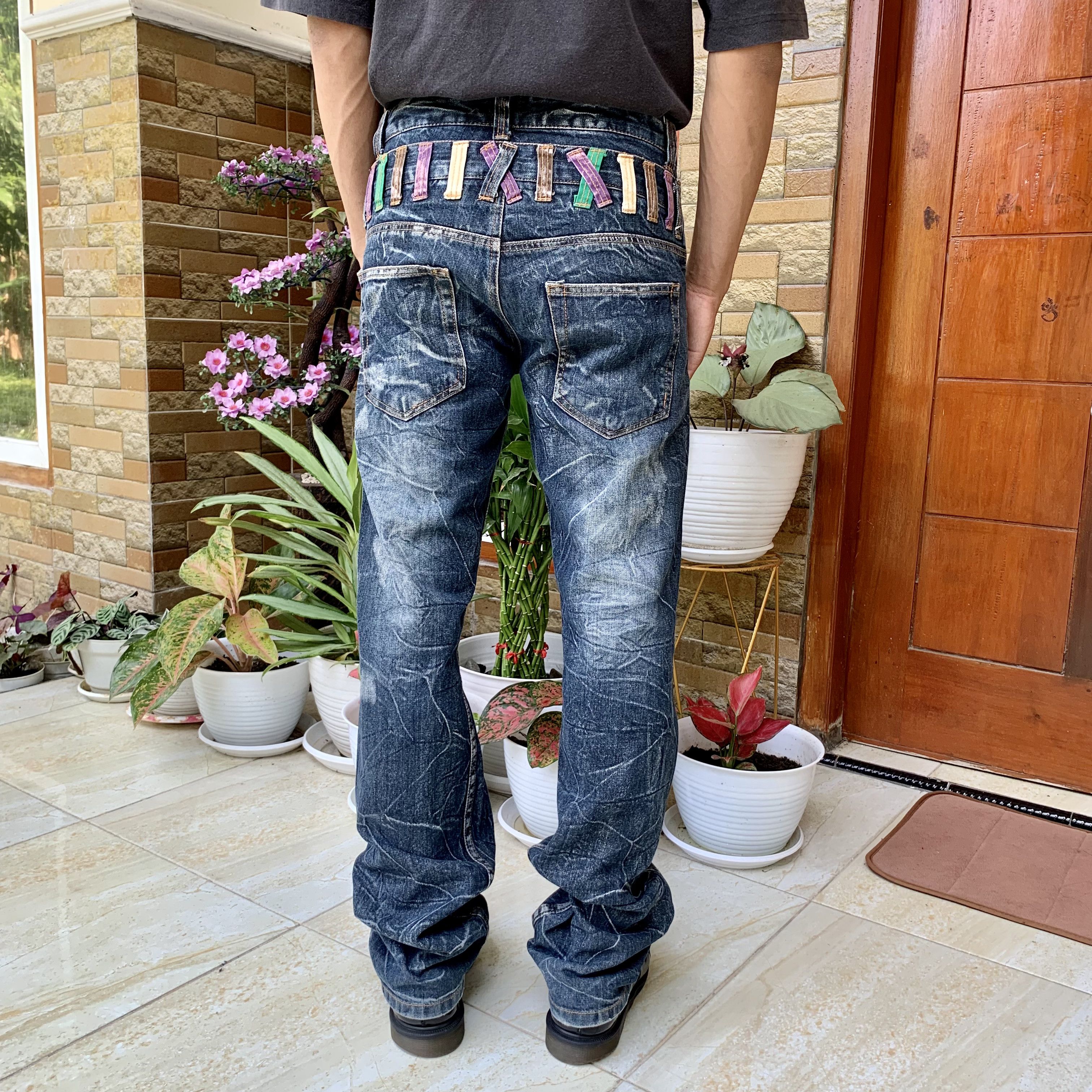 Seditionaries Nylaus Clothing Double Waist Denim Size US 31 - 9 Thumbnail