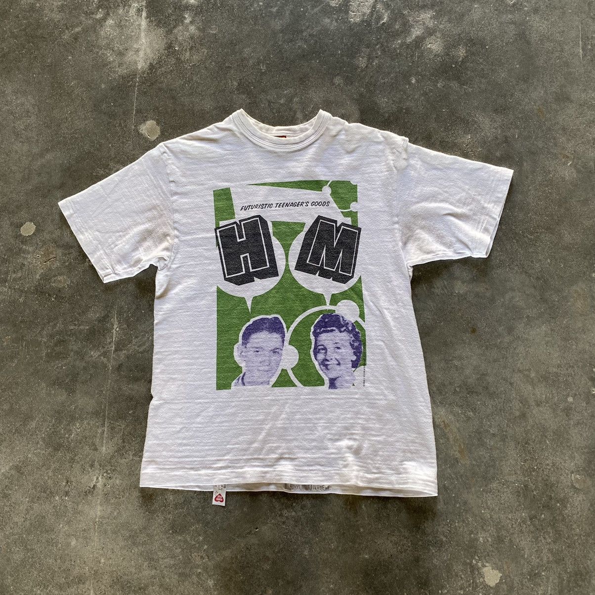 image of Human Made Graphic T-Shirt in White, Men's (Size Medium)