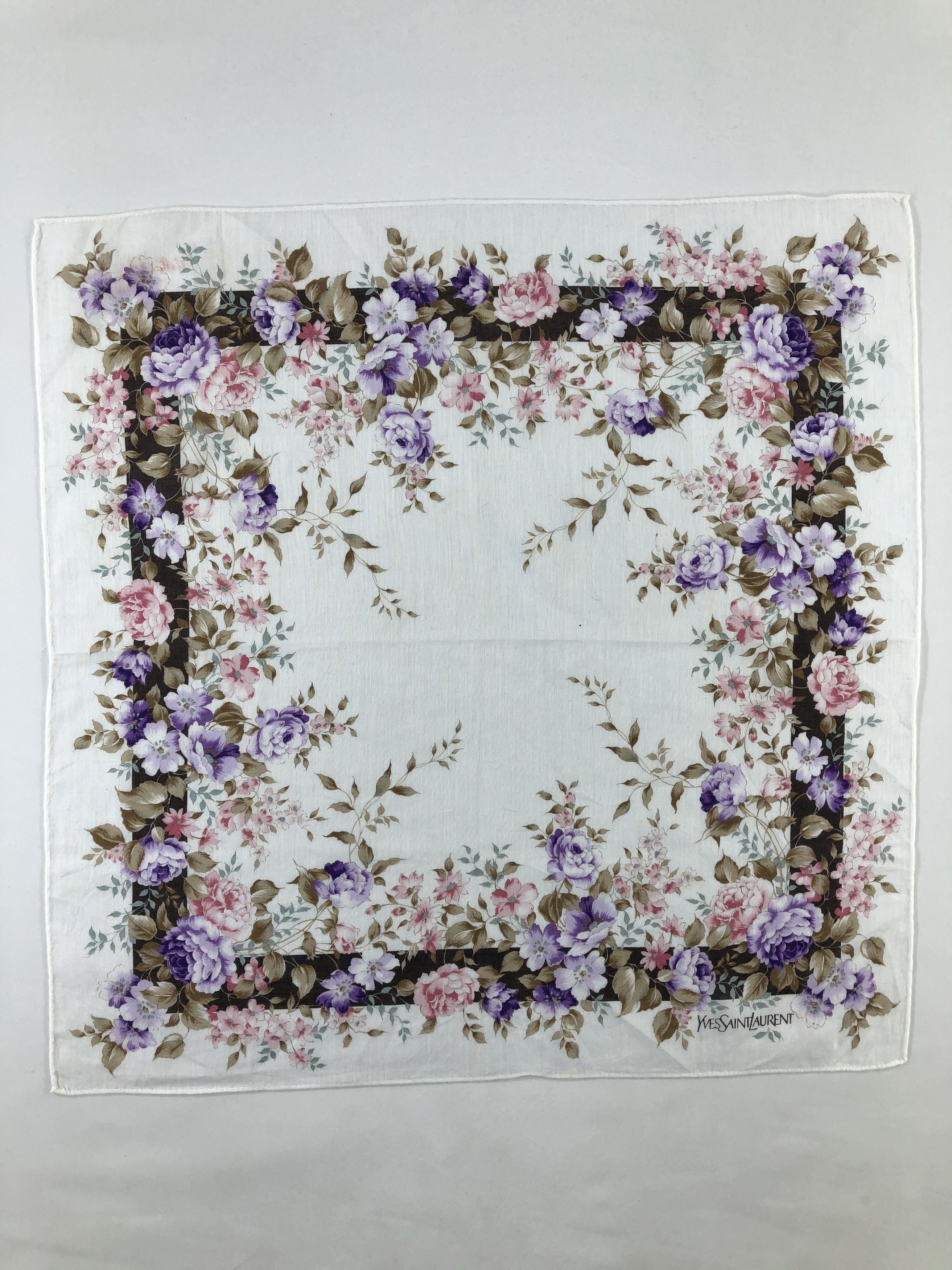 Yves Saint Laurent Yves Saint Laurent Handkerchief / Bandana / Neckerchief Size ONE SIZE - 2 Thumbnail