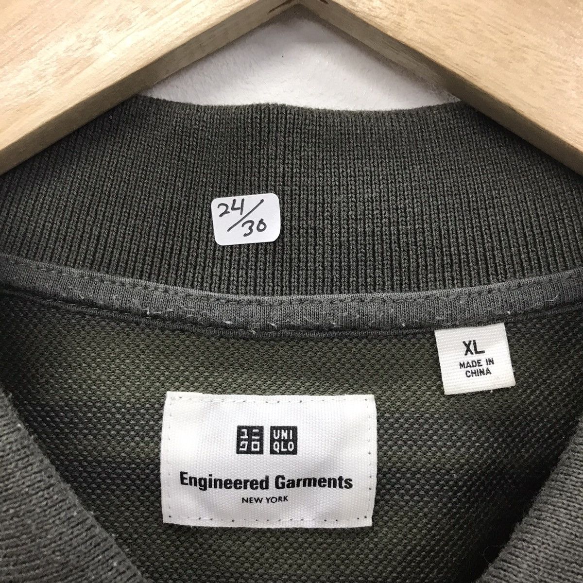 Engineered Garments × Japanese Brand × Uniqlo Rare!! Uniqlo X Engineered Garments New York Polo Tee Size US XL / EU 56 / 4 - 11 Thumbnail