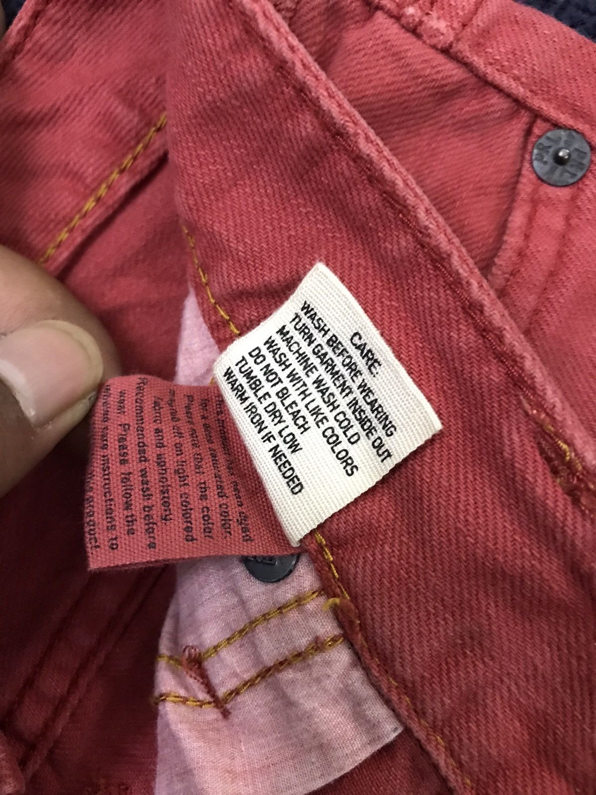 Polo Ralph Lauren × RRL Ralph Lauren Vintage Polo R. Lauren Red Regular Straight Jeans Size US 28 / EU 44 - 9 Thumbnail