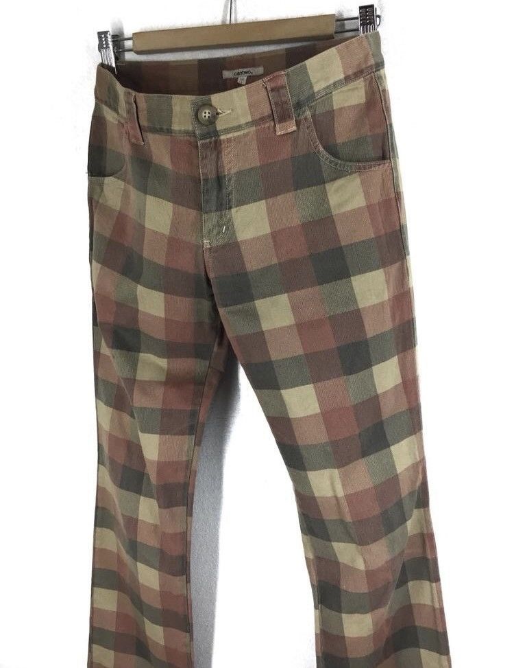 Japanese Brand Japanese Brand Cantwo Tartan/Check Regular Pants Size US 30 / EU 46 - 1 Thumbnail