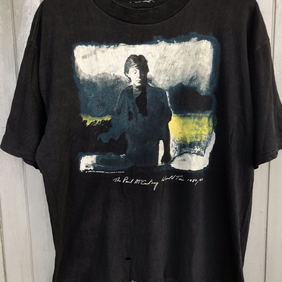 Band Tees × Vintage 🔥Vintage PAUL MC CARTNEY Tour 1991 the beatles Size US L / EU 52-54 / 3 - 2 Thumbnail