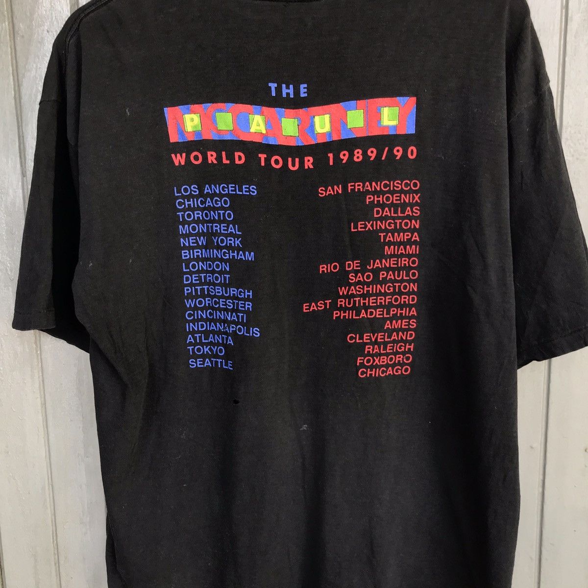 Band Tees × Vintage 🔥Vintage PAUL MC CARTNEY Tour 1991 the beatles Size US L / EU 52-54 / 3 - 11 Thumbnail