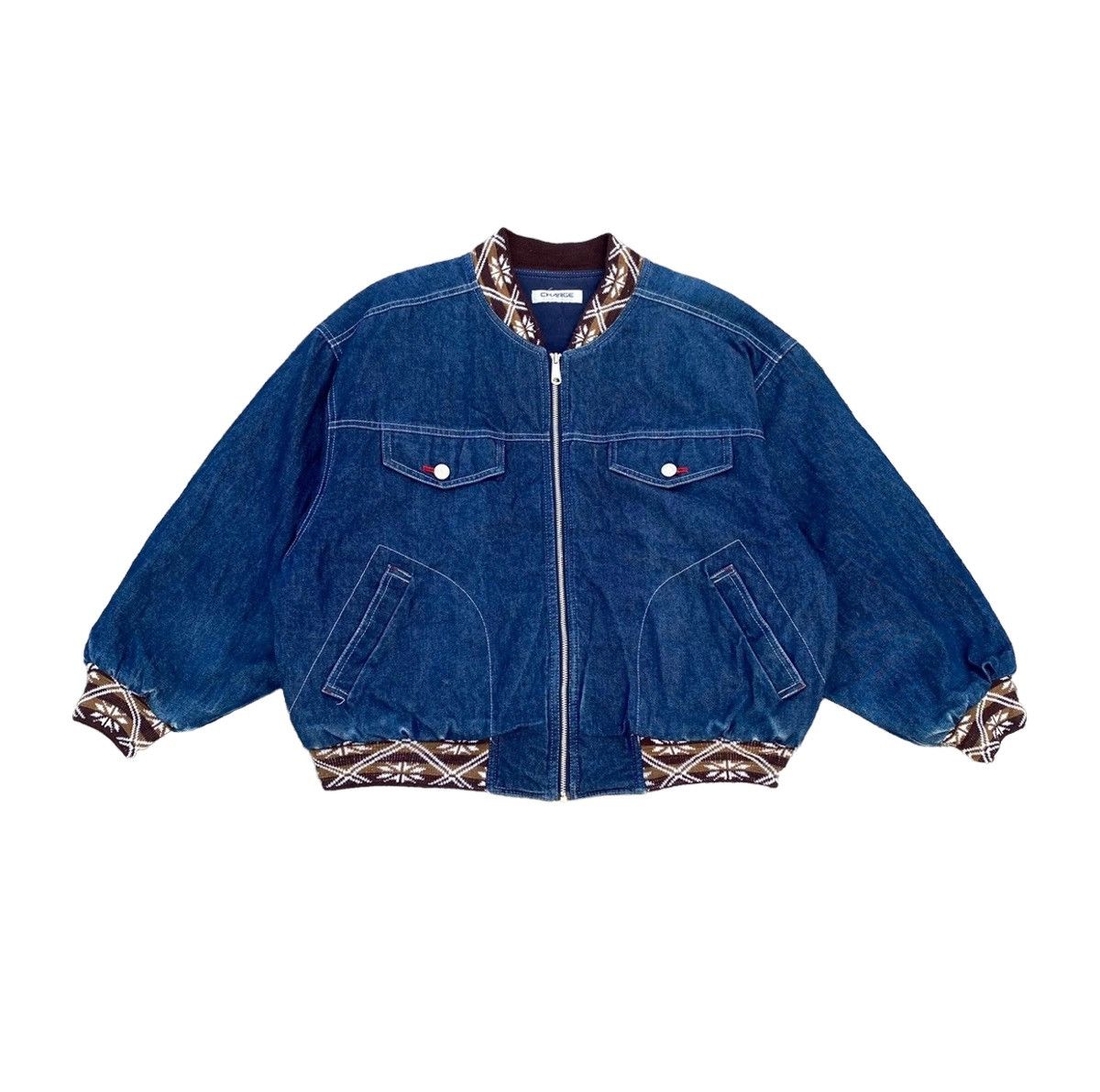 Vintage Vintage Arnold Palmer Denim Bomber Size US M / EU 48-50 / 2 - 4 Thumbnail