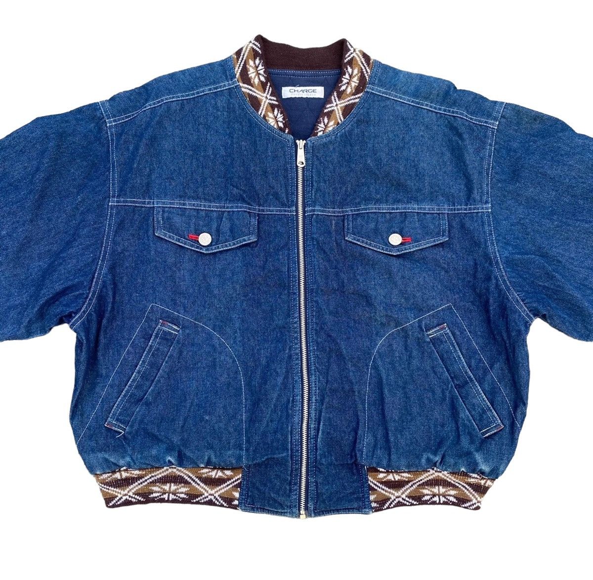 Vintage Vintage Arnold Palmer Denim Bomber Size US M / EU 48-50 / 2 - 5 Thumbnail