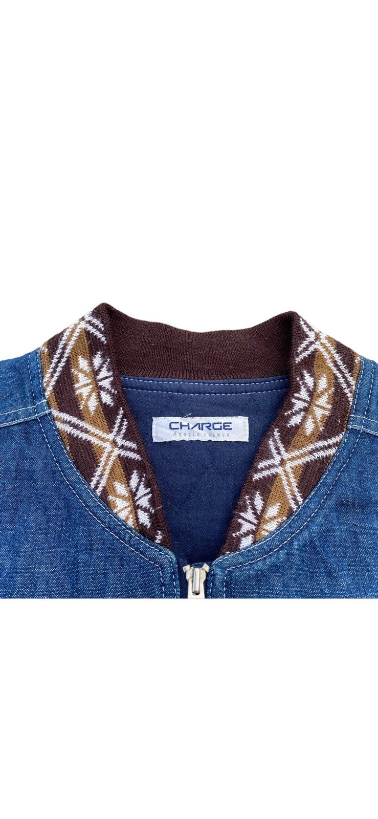 Vintage Vintage Arnold Palmer Denim Bomber Size US M / EU 48-50 / 2 - 3 Thumbnail