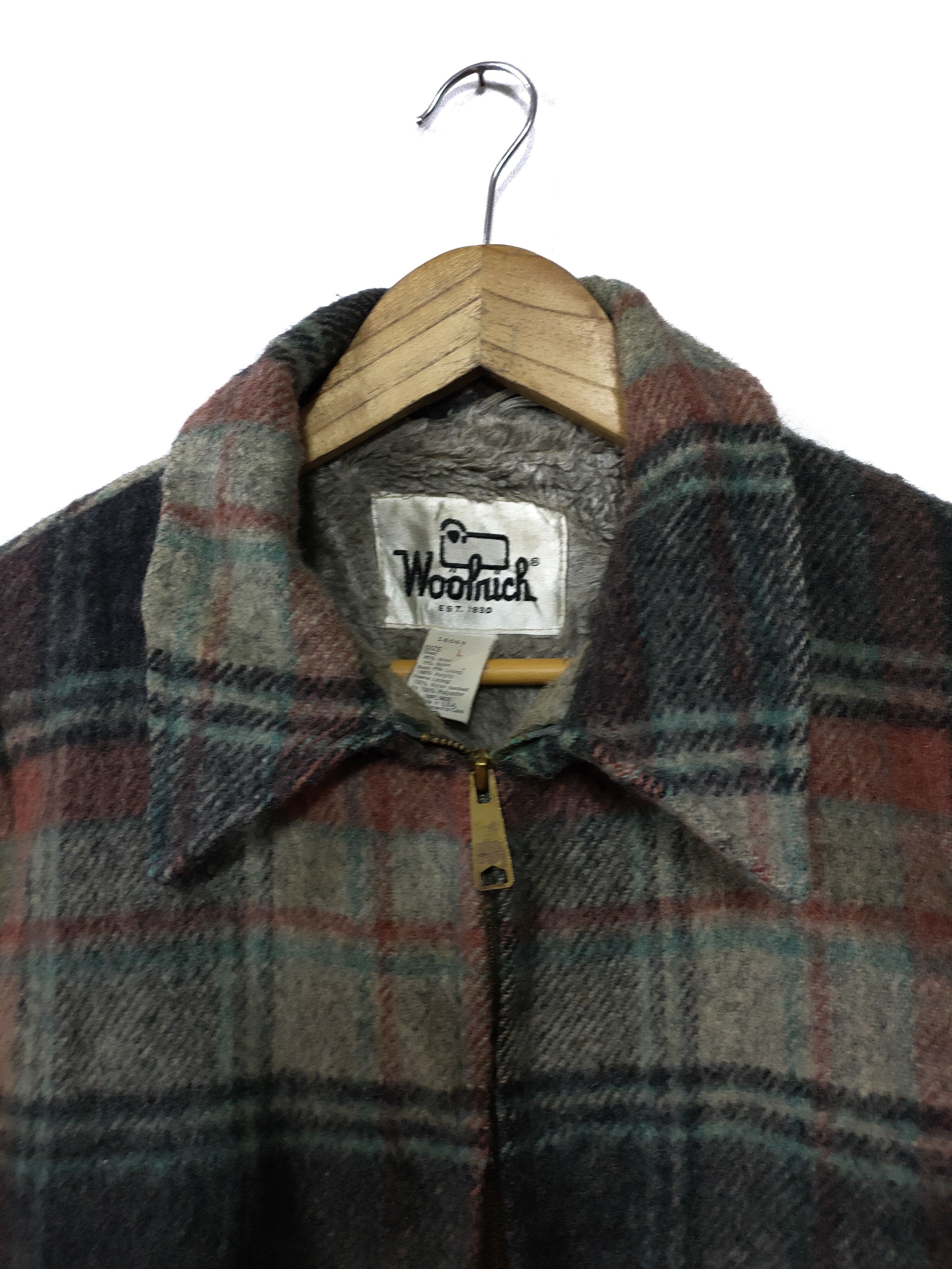 Vintage VTG WOOLRICH WOOL TARTAN JACKETS Size US L / EU 52-54 / 3 - 4 Thumbnail