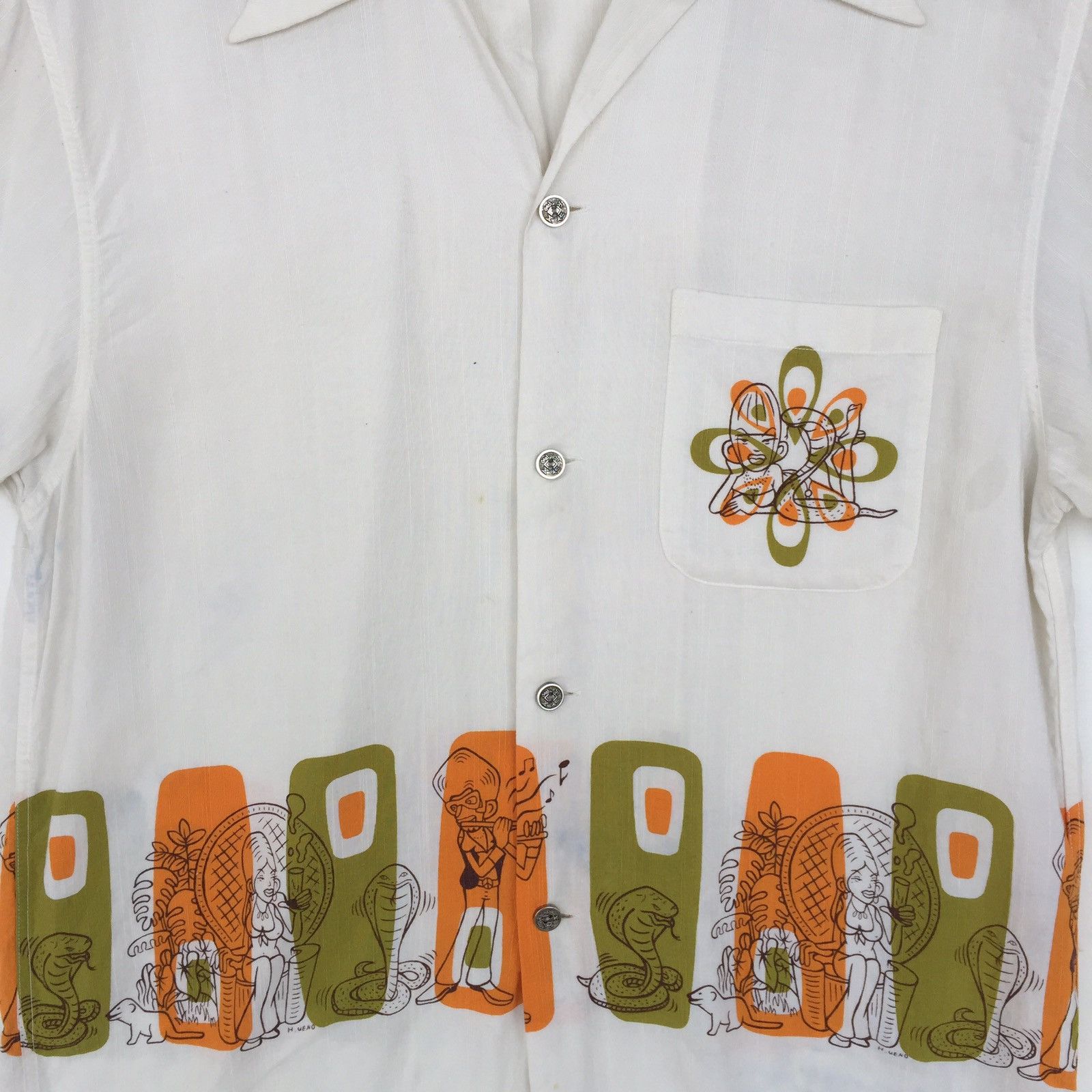 Dry Bones × Japanese Brand Dry Bones Hawaiian Shirt Japanese Brand Rare Size US M / EU 48-50 / 2 - 3 Thumbnail