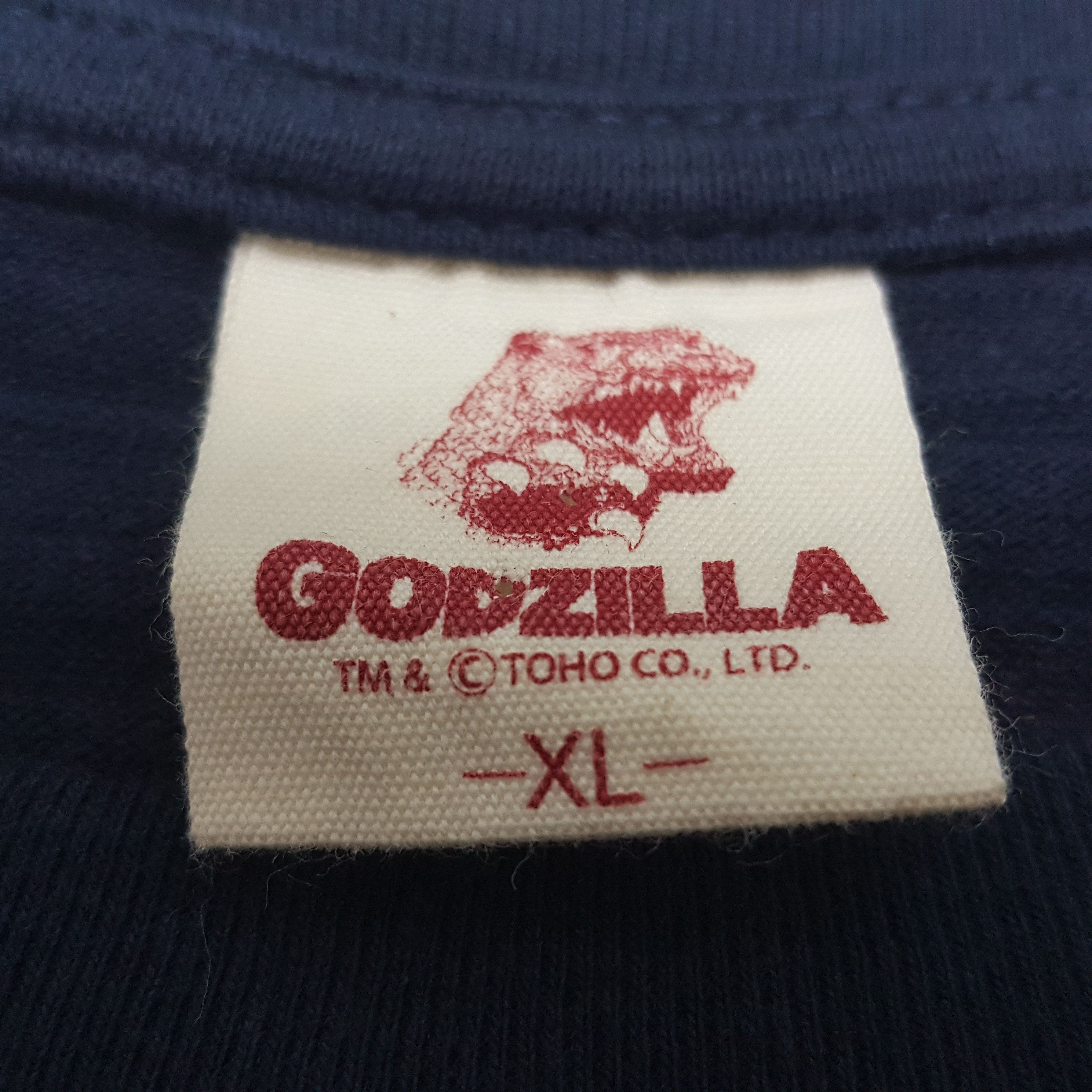 Japanese Brand × Vintage Vintage GODZILLA Japanese Movie Science Fiction T-Shirt Size US XL / EU 56 / 4 - 6 Thumbnail