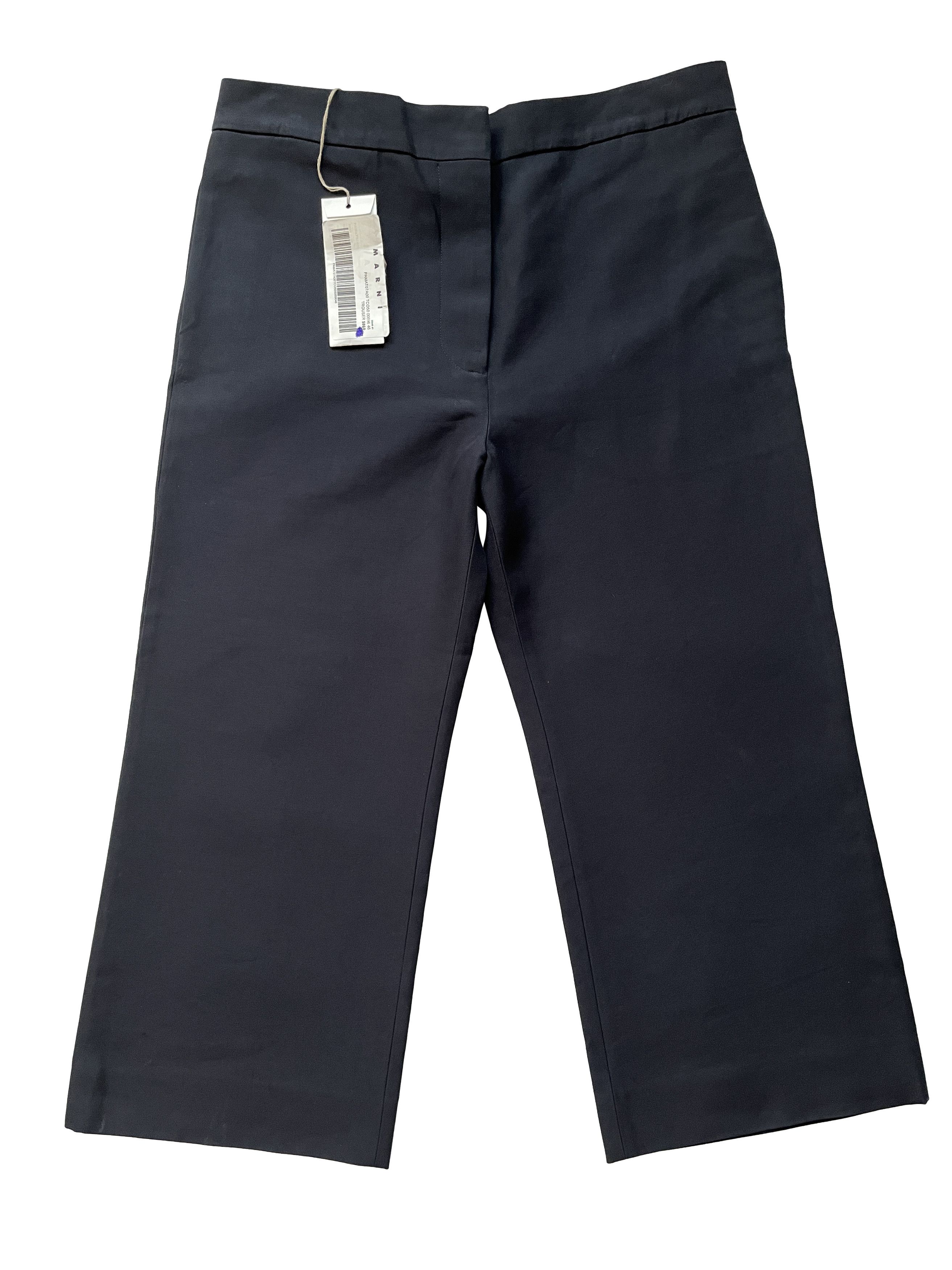 Marni ⚡️QUICK SALE⚡️Marni Navy Blue Wide Pants Trousers Size 35" - 1 Thumbnail