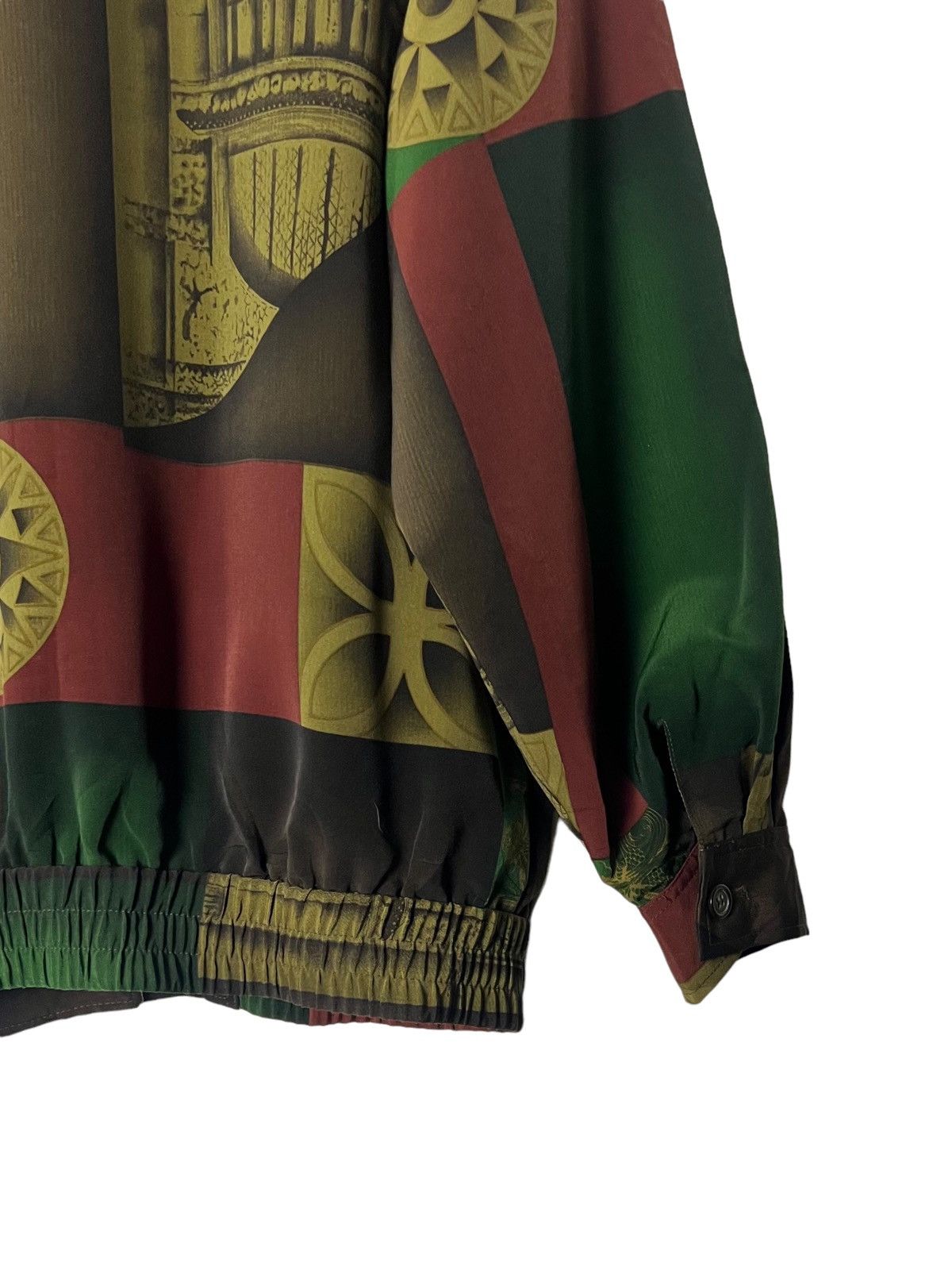 Designer VINTAGE 90s PICASSO SILK BAROQUE BOMBER JACKET FULLPRINT Size M / US 6-8 / IT 42-44 - 9 Thumbnail
