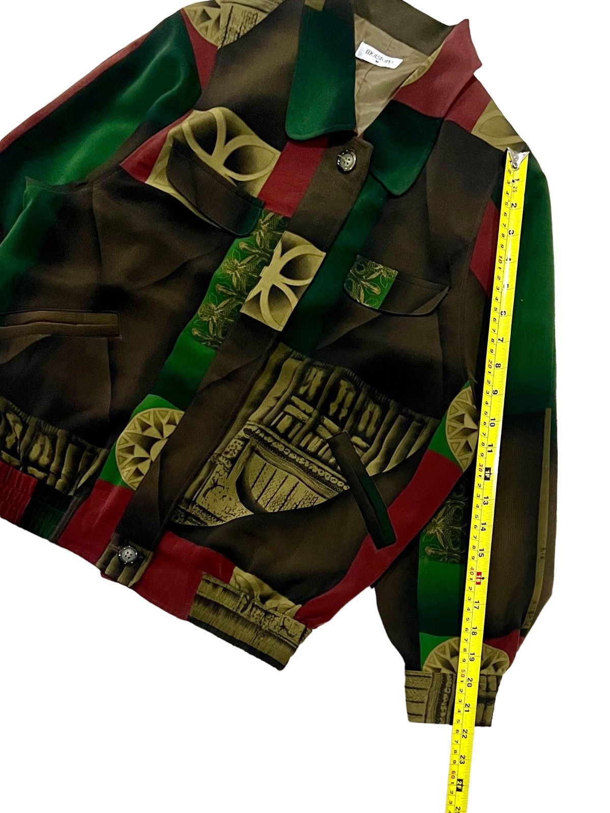 Designer VINTAGE 90s PICASSO SILK BAROQUE BOMBER JACKET FULLPRINT Size M / US 6-8 / IT 42-44 - 14 Thumbnail