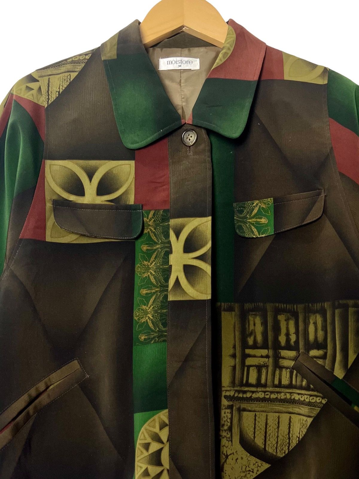 Designer VINTAGE 90s PICASSO SILK BAROQUE BOMBER JACKET FULLPRINT Size M / US 6-8 / IT 42-44 - 5 Thumbnail