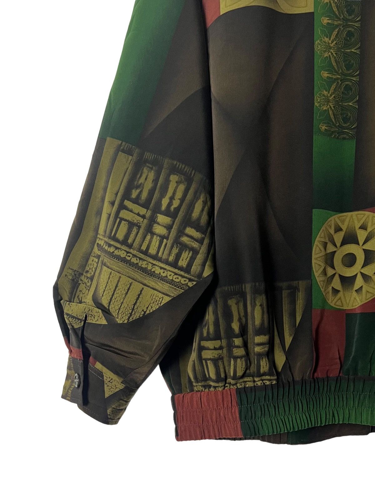 Designer VINTAGE 90s PICASSO SILK BAROQUE BOMBER JACKET FULLPRINT Size M / US 6-8 / IT 42-44 - 10 Thumbnail