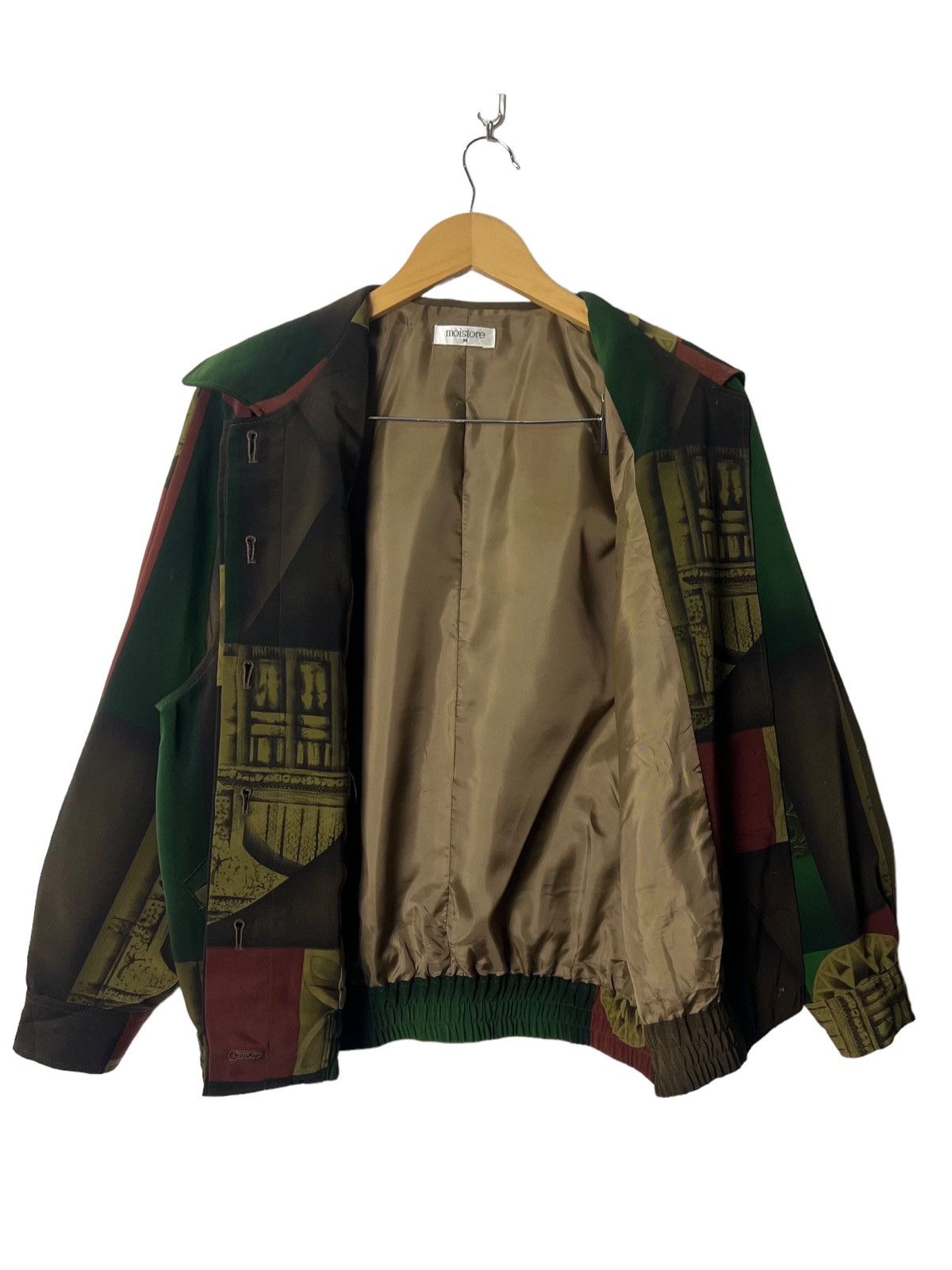 Designer VINTAGE 90s PICASSO SILK BAROQUE BOMBER JACKET FULLPRINT Size M / US 6-8 / IT 42-44 - 8 Thumbnail