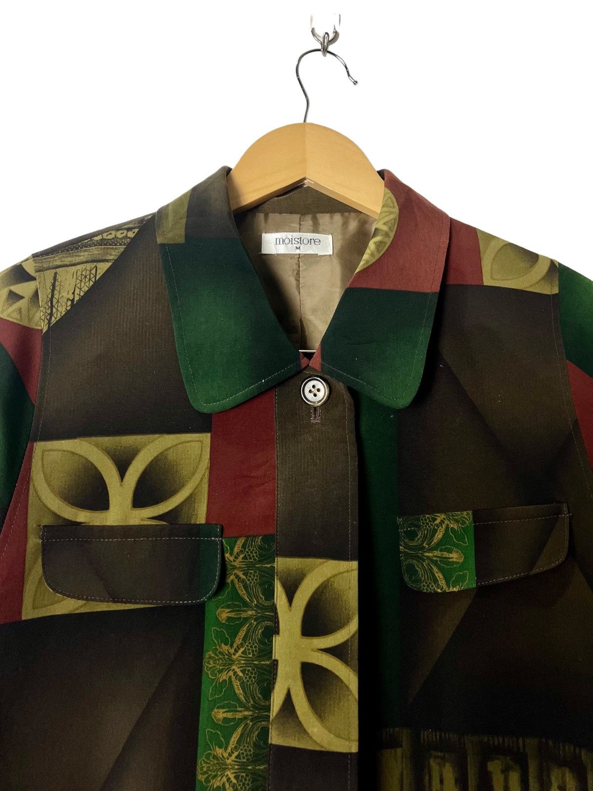 Designer VINTAGE 90s PICASSO SILK BAROQUE BOMBER JACKET FULLPRINT Size M / US 6-8 / IT 42-44 - 4 Thumbnail