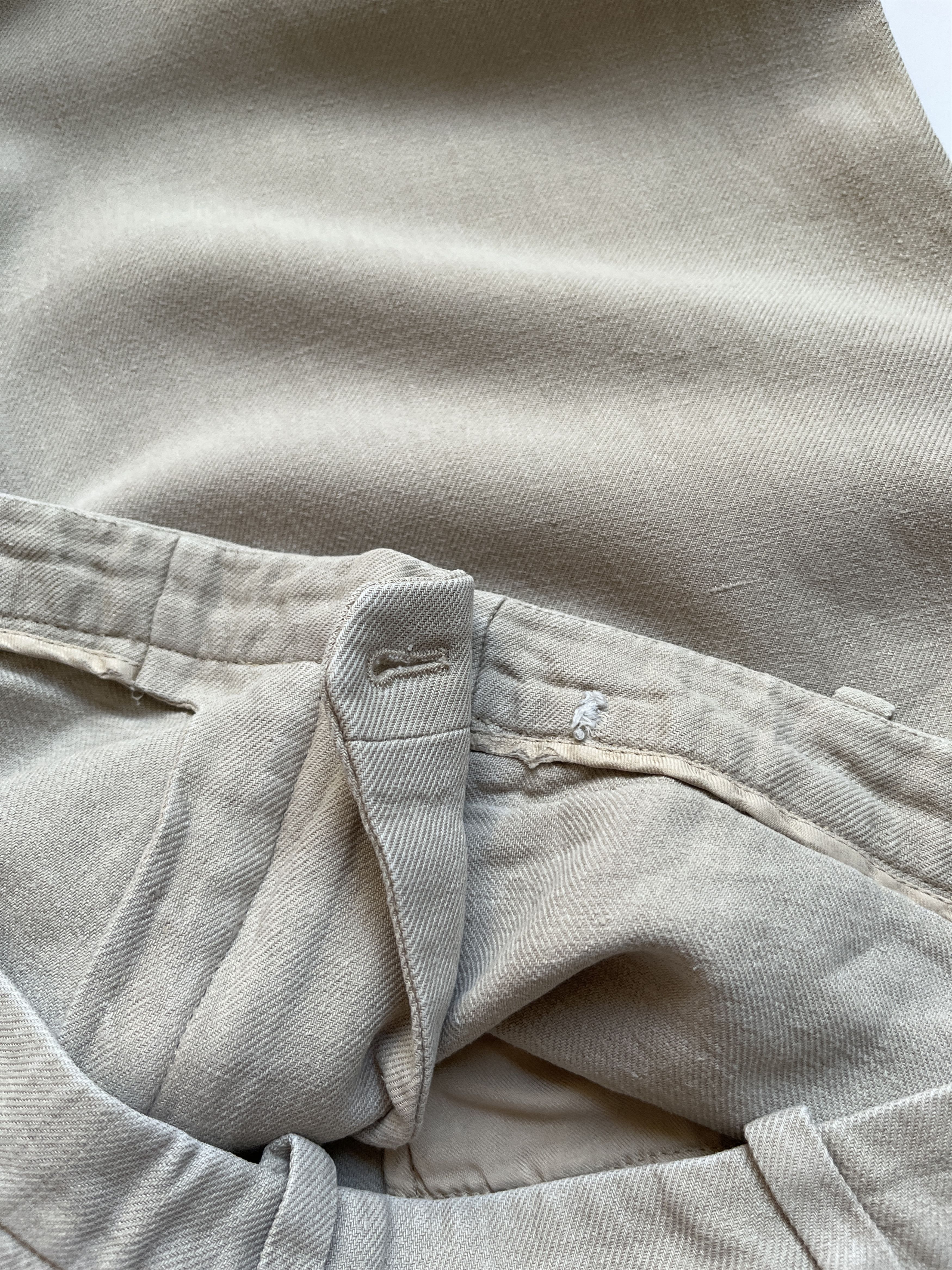 Hermes ⚡️QUICK SALE⚡️Hermes by Margiela Beige Linen Wide Pants Size US 30 / EU 46 - 7 Thumbnail