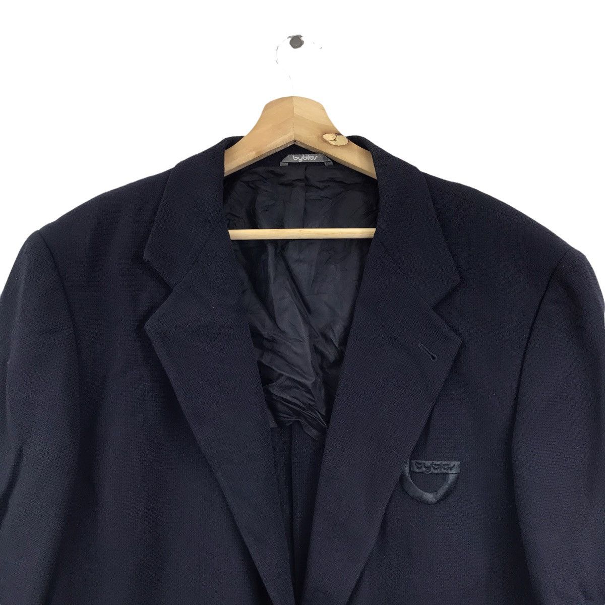 Byblos Vintage BYBLOS Italy Embroidered Logo Blazer Coat Jacket Size US L / EU 52-54 / 3 - 2 Thumbnail