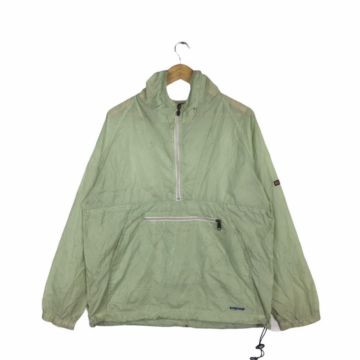 Vtg VANS Off The Wall Skateboard Anorak Jacket Windbreaker