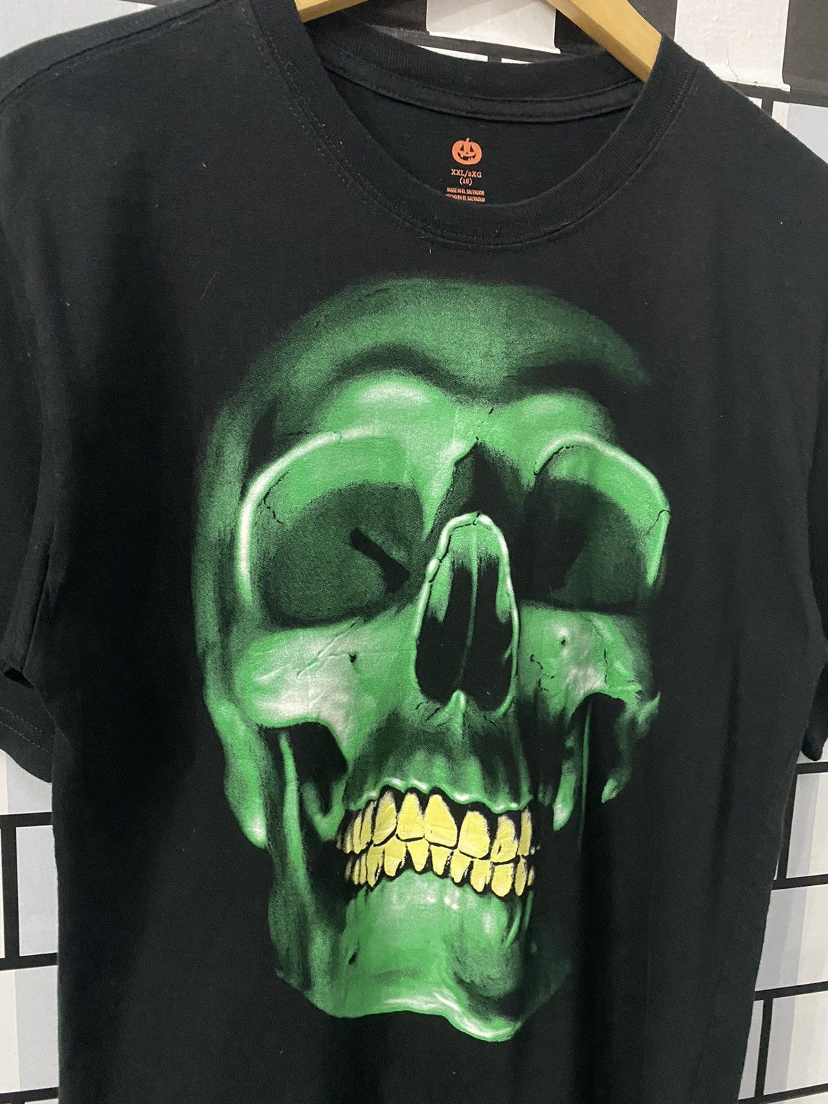 Vintage Skull 3D inspired Liquid Blue tshirt Size US S / EU 44-46 / 1 - 3 Thumbnail