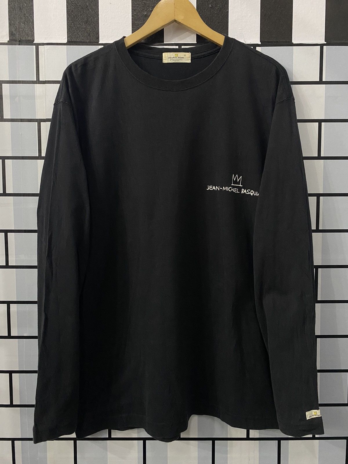 Jean-Michel Basquiat × Uniqlo JMB "All Beef Famous Snouts" collab uniqlo long sleeve Size US XL / EU 56 / 4 - 2 Thumbnail