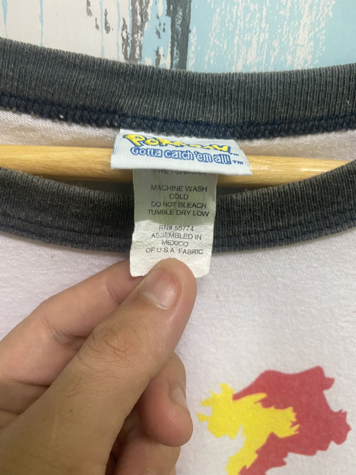 Pokemon × Vintage Vintage Pokemon Charizard 1999 Nintendo 3 Quater Tee Size US M / EU 48-50 / 2 - 3 Thumbnail
