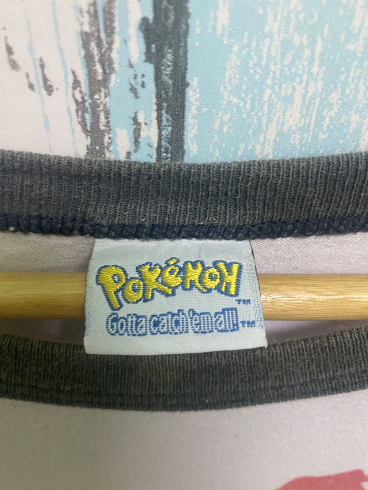 Pokemon × Vintage Vintage Pokemon Charizard 1999 Nintendo 3 Quater Tee Size US M / EU 48-50 / 2 - 9 Thumbnail