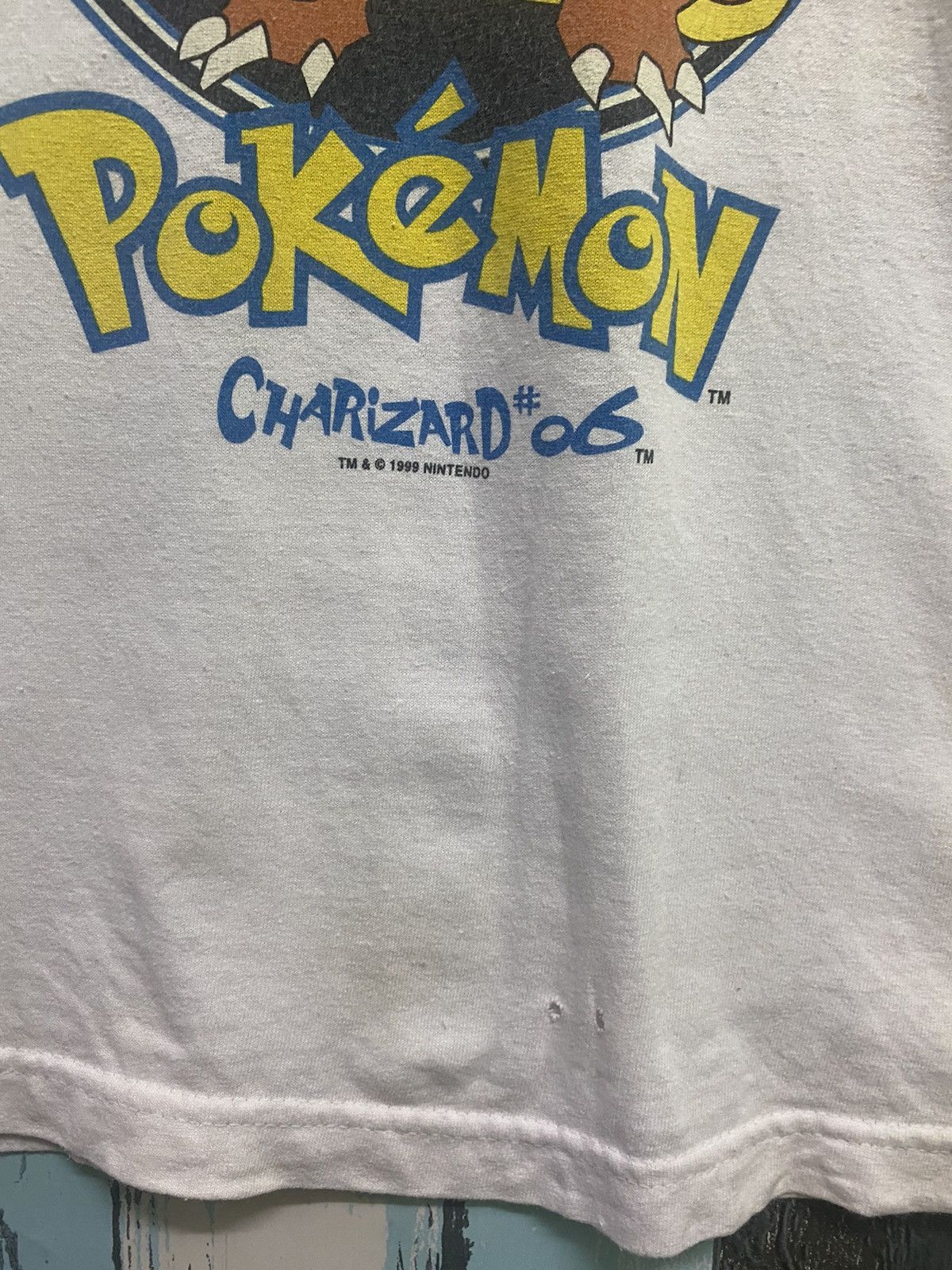 Pokemon × Vintage Vintage Pokemon Charizard 1999 Nintendo 3 Quater Tee Size US M / EU 48-50 / 2 - 11 Thumbnail