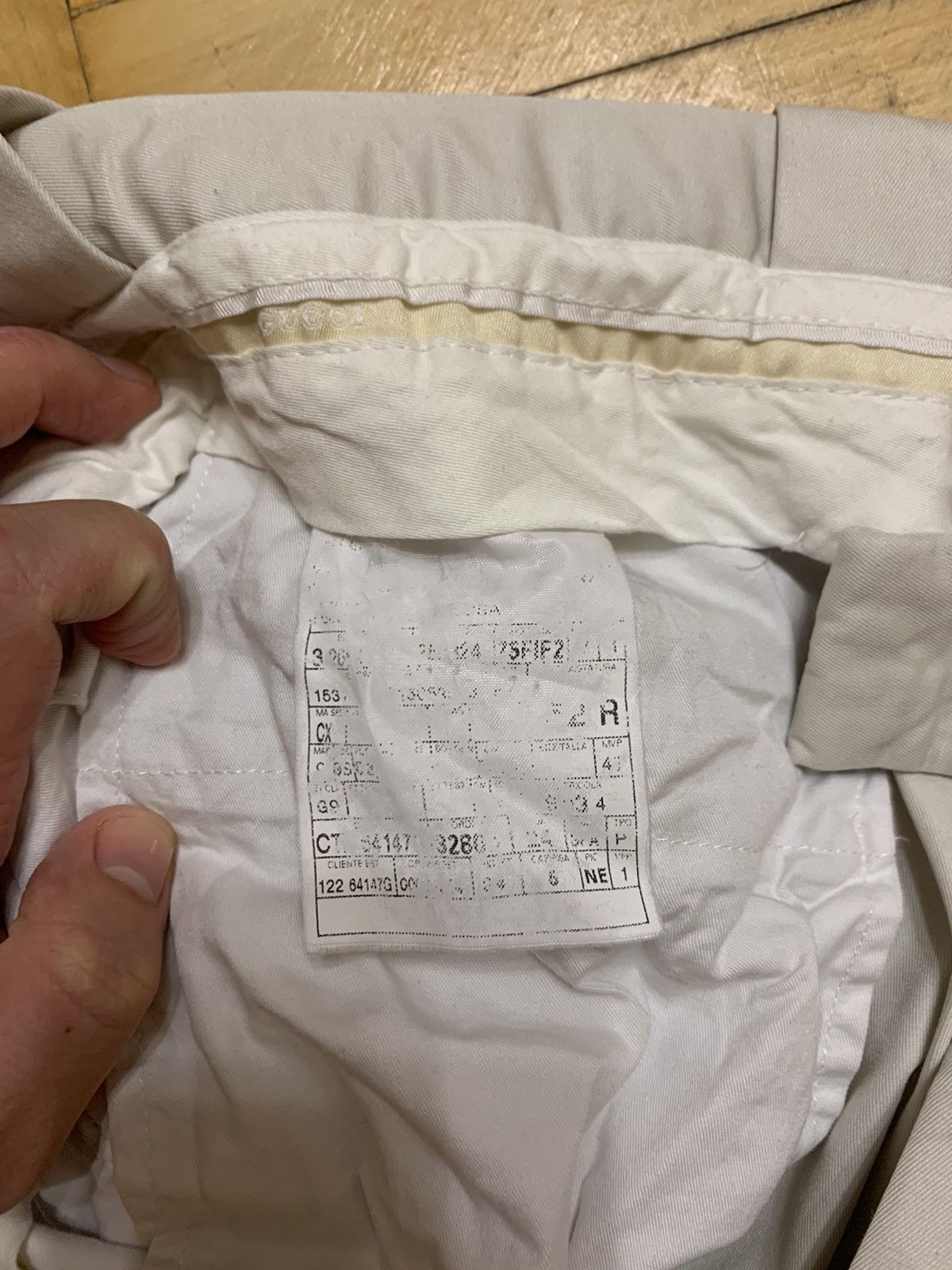 Gucci GUCCI Pants Trousers Beige Cotton Runway Vintage TOM FORD Size US 34 / EU 50 - 9 Thumbnail