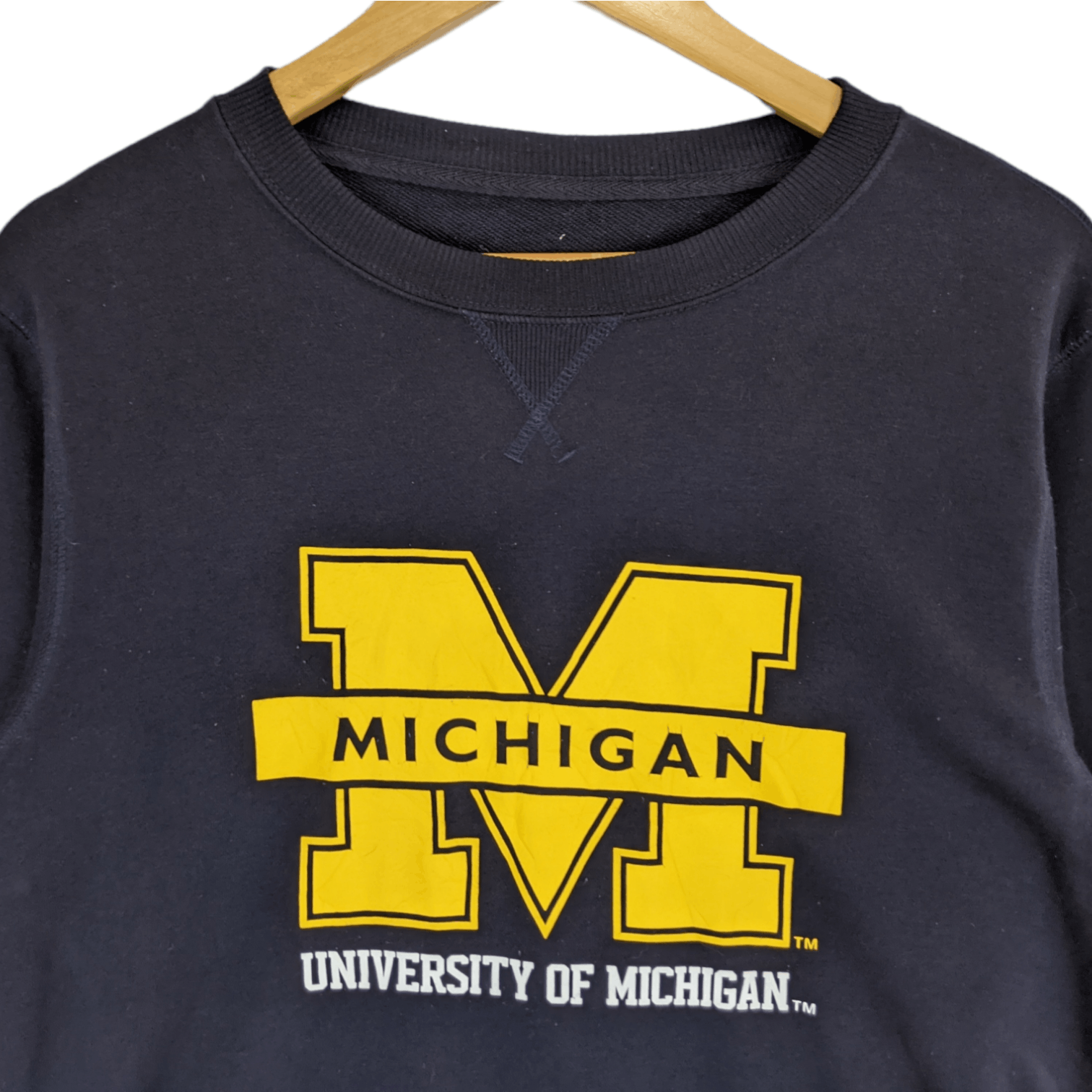 American Apparel UNIVERSITY OF MICHIGAN Jumper Sweatshirt Size US M / EU 48-50 / 2 - 4 Thumbnail