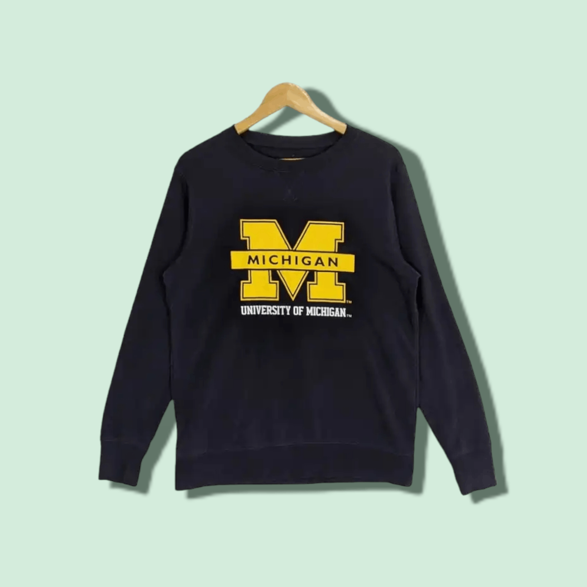 American Apparel UNIVERSITY OF MICHIGAN Jumper Sweatshirt Size US M / EU 48-50 / 2 - 1 Thumbnail