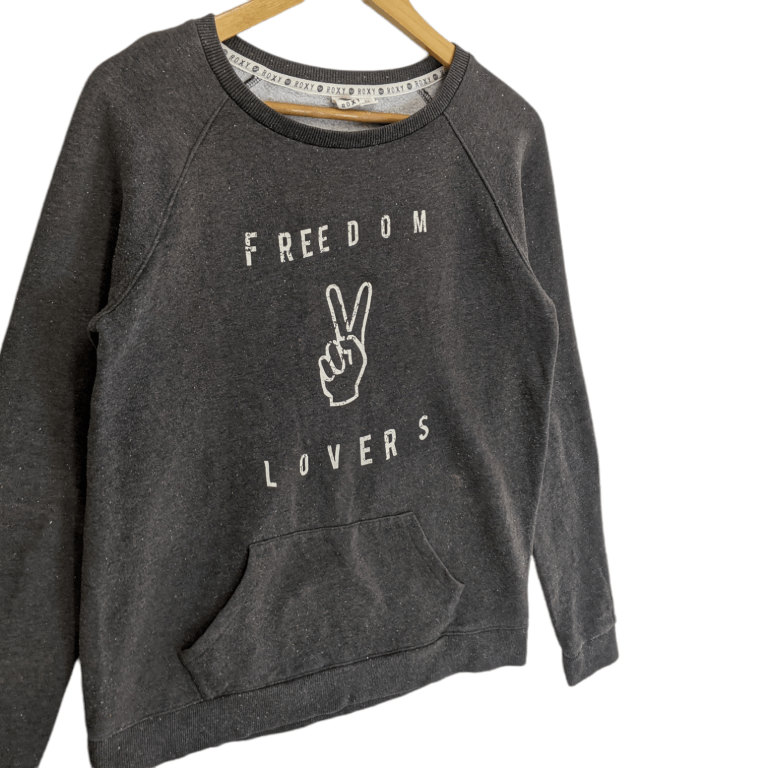 Quiksilver ROXY Peace Freedom Lover Jumper Sweatshirt Size L / US 10 / IT 46 - 3 Thumbnail