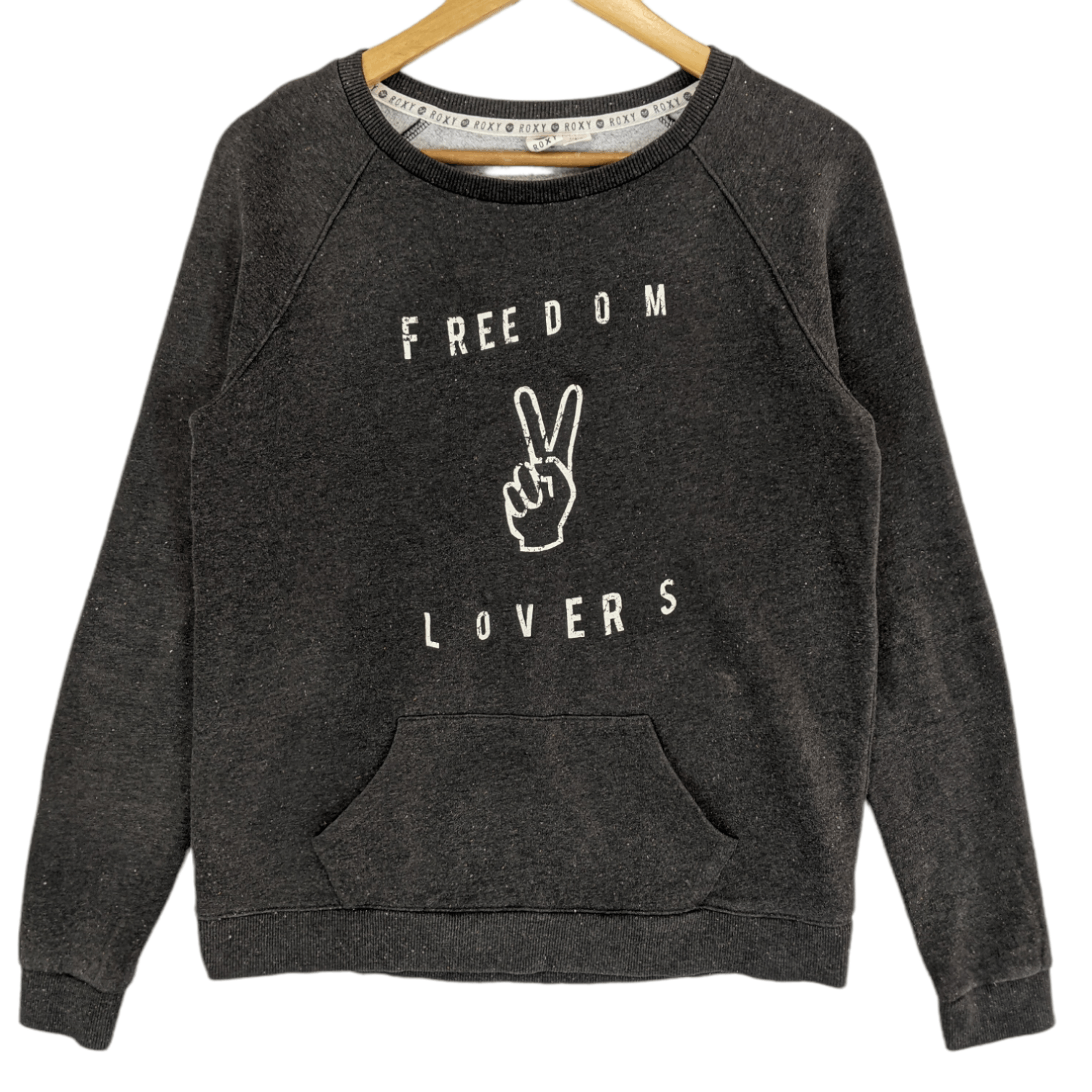 Quiksilver ROXY Peace Freedom Lover Jumper Sweatshirt Size L / US 10 / IT 46 - 2 Thumbnail