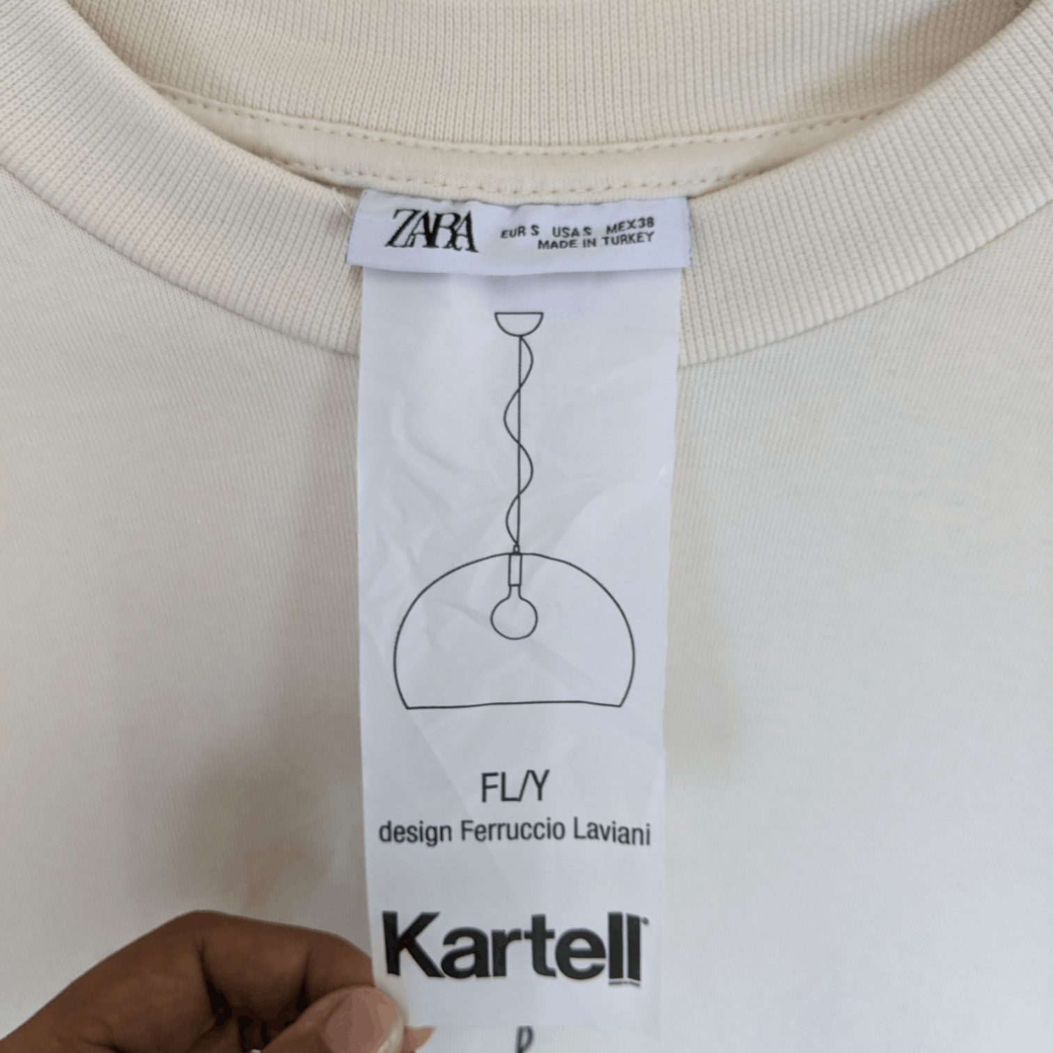 Zara ZARA Kartell FL/Y Ferruccio Laviani Jumper Sweatshirt Size S / US 4 / IT 40 - 9 Thumbnail