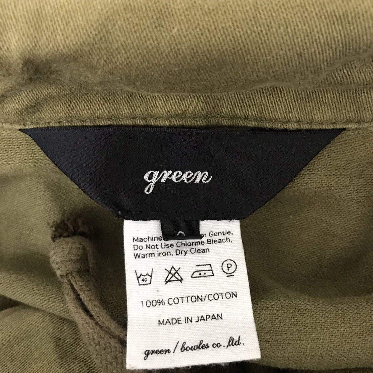 Vintage GREEN/BOWLES CO. Japanese Brand Green Parka Jacket Size US XS / EU 42 / 0 - 4 Thumbnail