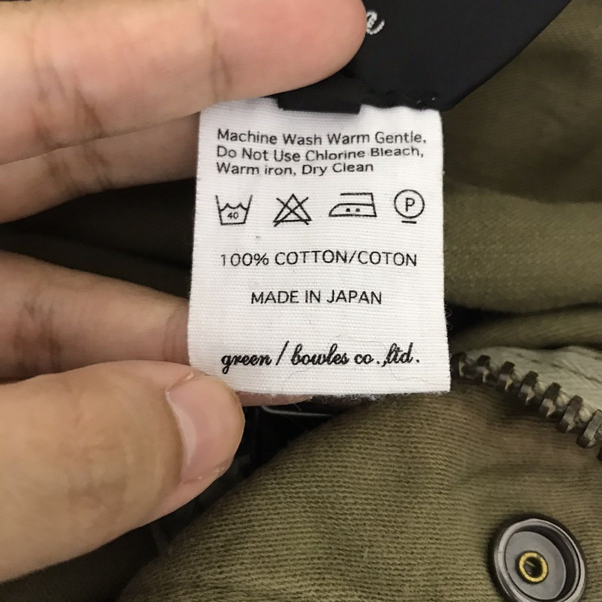 Vintage GREEN/BOWLES CO. Japanese Brand Green Parka Jacket Size US XS / EU 42 / 0 - 5 Thumbnail