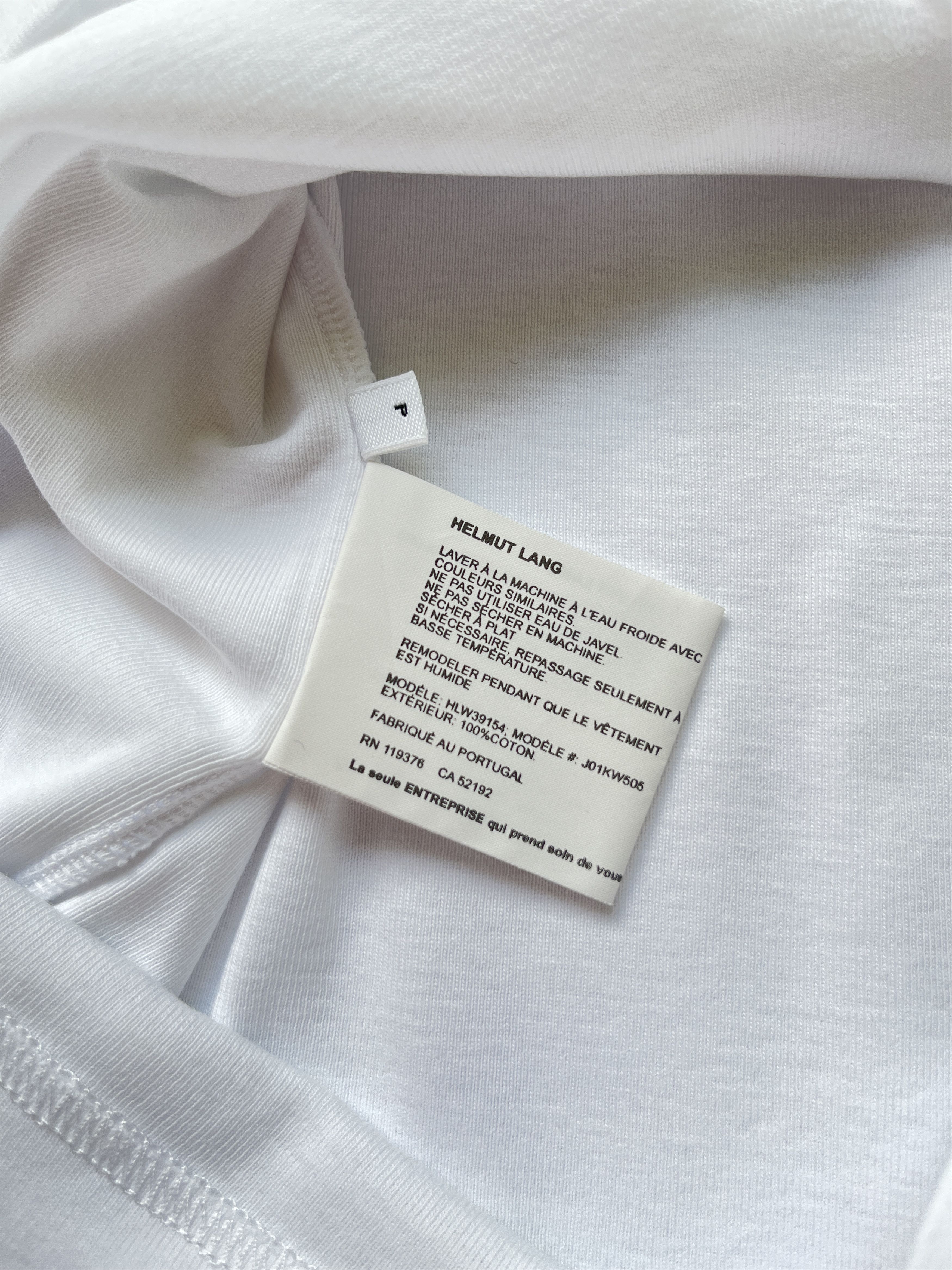 Helmut Lang ⚡️QUICK SALE⚡️Helmut Lang White Embroidered Tank Top Size US XXS / EU 40 - 4 Thumbnail