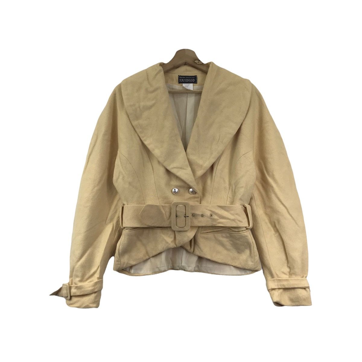 Vintage MARINA SITBON Pour Kamosho France Designer Coat Jacket Size US S / EU 44-46 / 1 - 1 Thumbnail