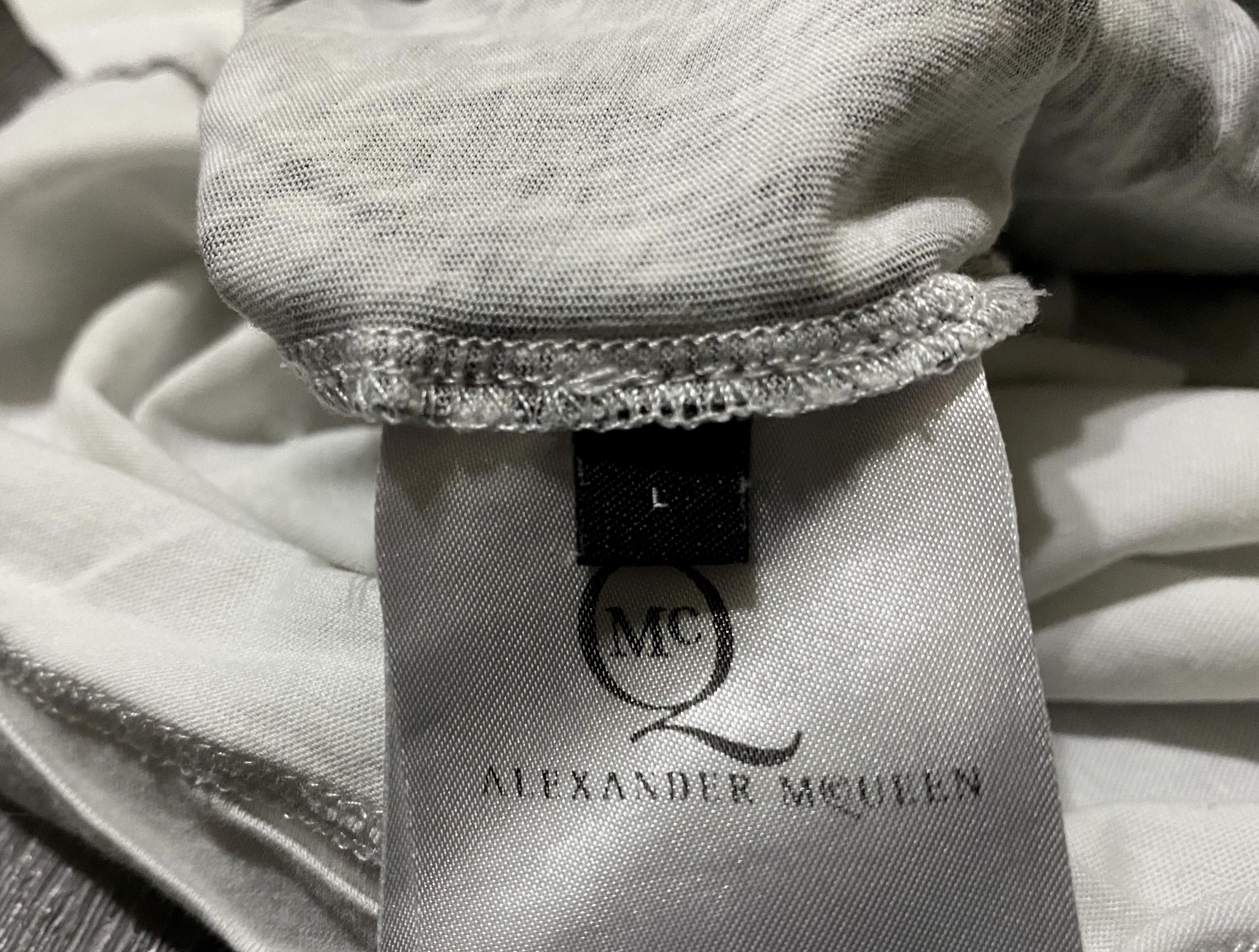 Alexander McQueen 2014 Mcqueen MCQ White Roaring Bear Vintage T-shirt Big Logo Size US L / EU 52-54 / 3 - 12 Thumbnail