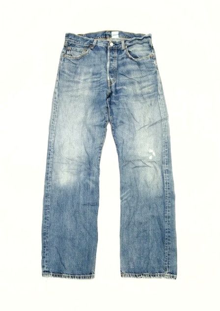 Levi's Vintage Levi's 501 Straight Leg Distressed Jeans 32x32 Size US 32 / EU 48 - 1 Thumbnail