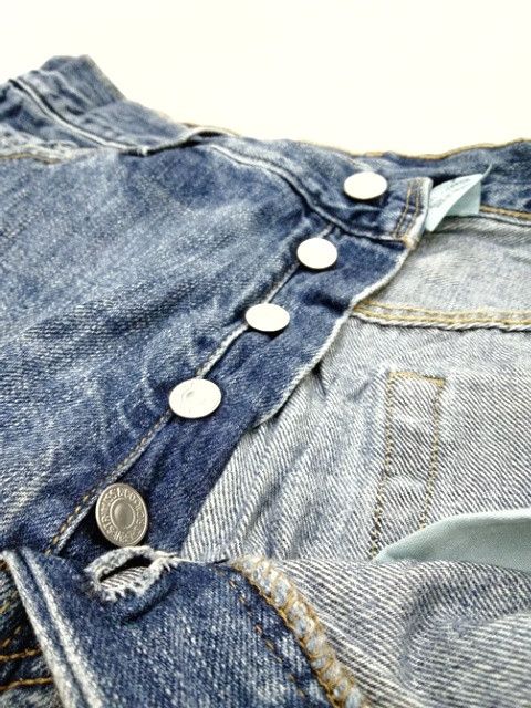 Levi's Vintage Levi's 501 Straight Leg Distressed Jeans 32x32 Size US 32 / EU 48 - 6 Thumbnail