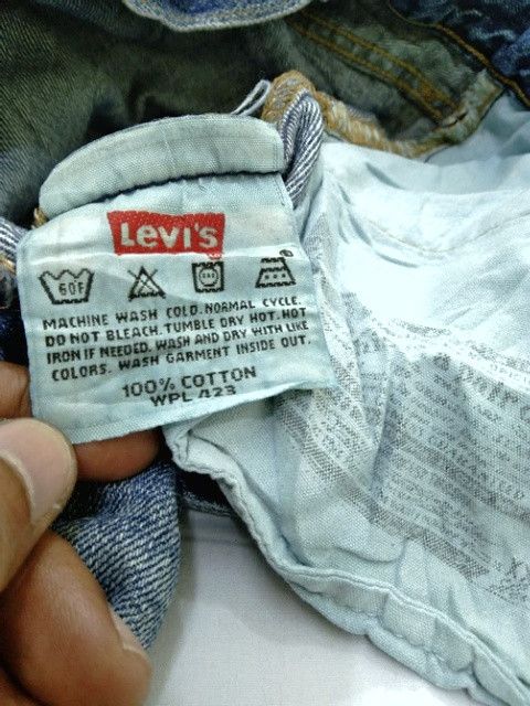 Levi's Vintage Levi's 501 Straight Leg Distressed Jeans 32x32 Size US 32 / EU 48 - 7 Thumbnail