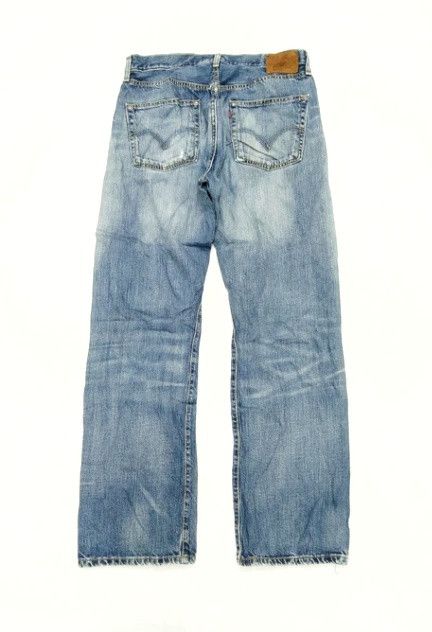 Levi's Vintage Levi's 501 Straight Leg Distressed Jeans 32x32 Size US 32 / EU 48 - 2 Thumbnail