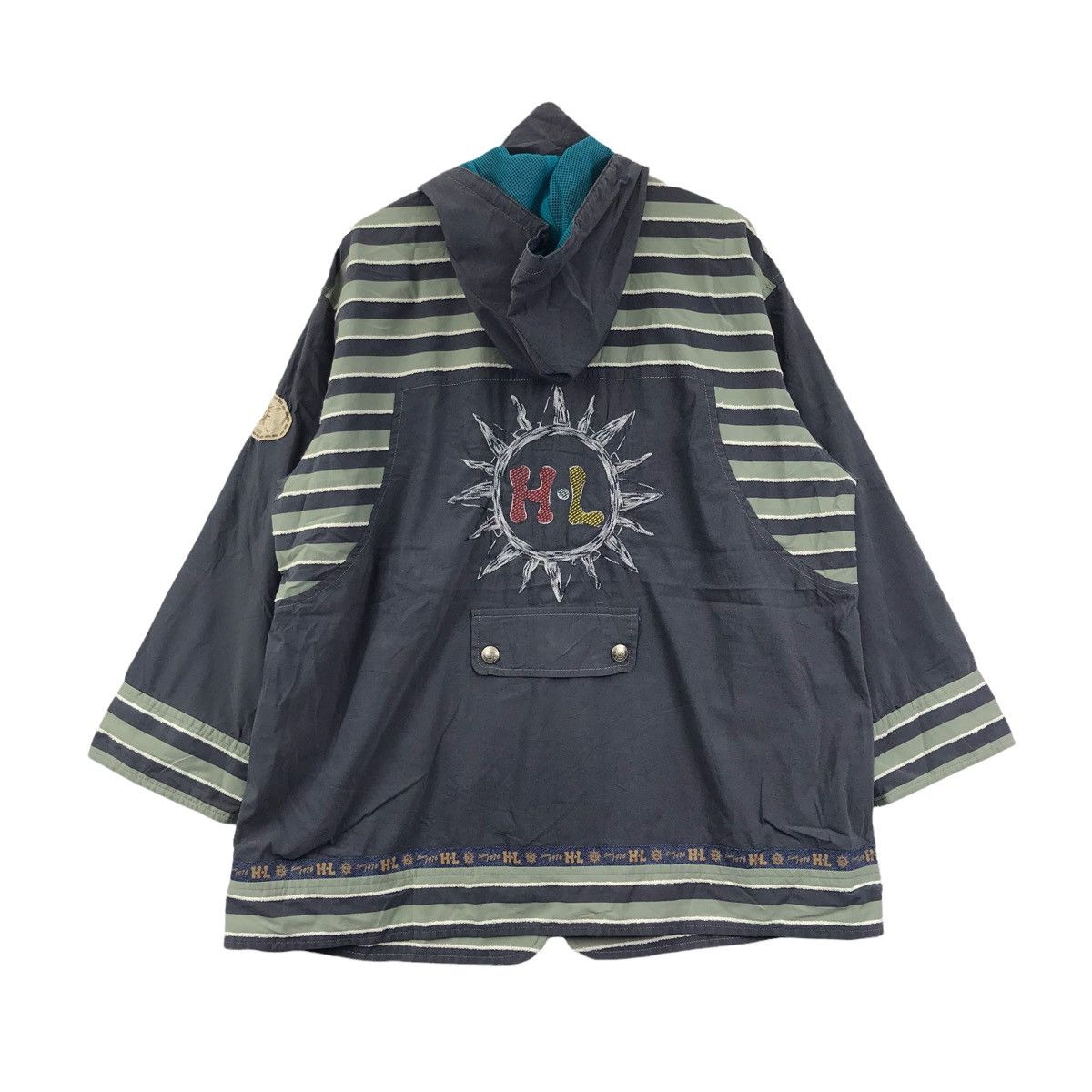 Vintage Vintage HENRI LUC CHAPUIS H.L Cote D'Azur Hooded Jacket Size US XL / EU 56 / 4 - 1 Thumbnail