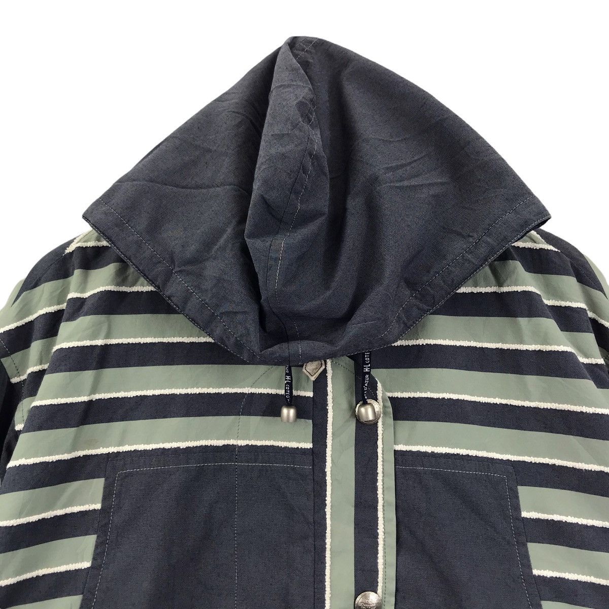 Vintage Vintage HENRI LUC CHAPUIS H.L Cote D'Azur Hooded Jacket Size US XL / EU 56 / 4 - 4 Thumbnail