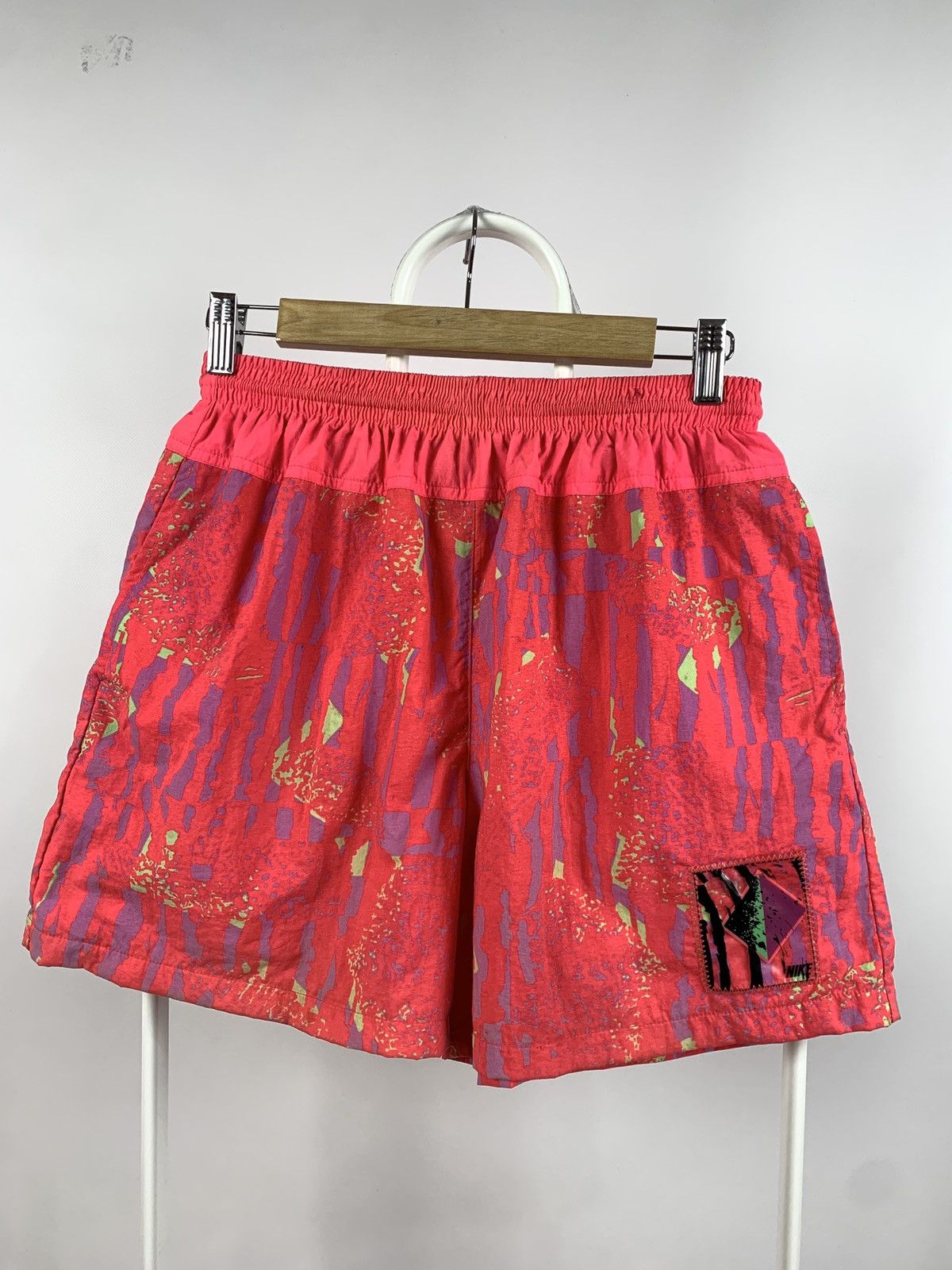 Nike 80s Vintage Nike Challenge Court Nylon Shorts Andre Agassi Size US 30 / EU 46 - 1 Thumbnail