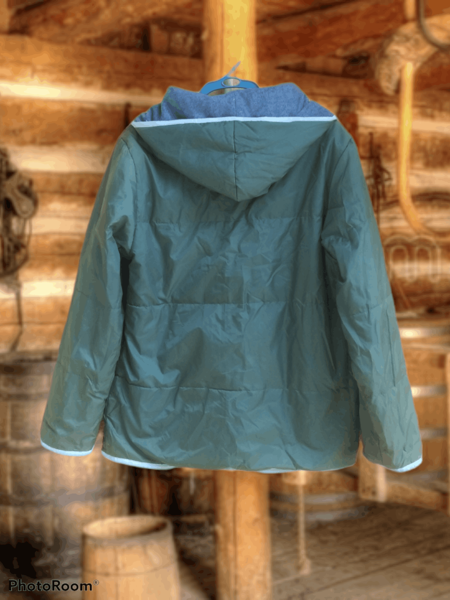 Japanese Brand LIPSTAR CO. REVERSIBLE QUILTED HOODIE JACKET Size L / US 10 / IT 46 - 4 Thumbnail